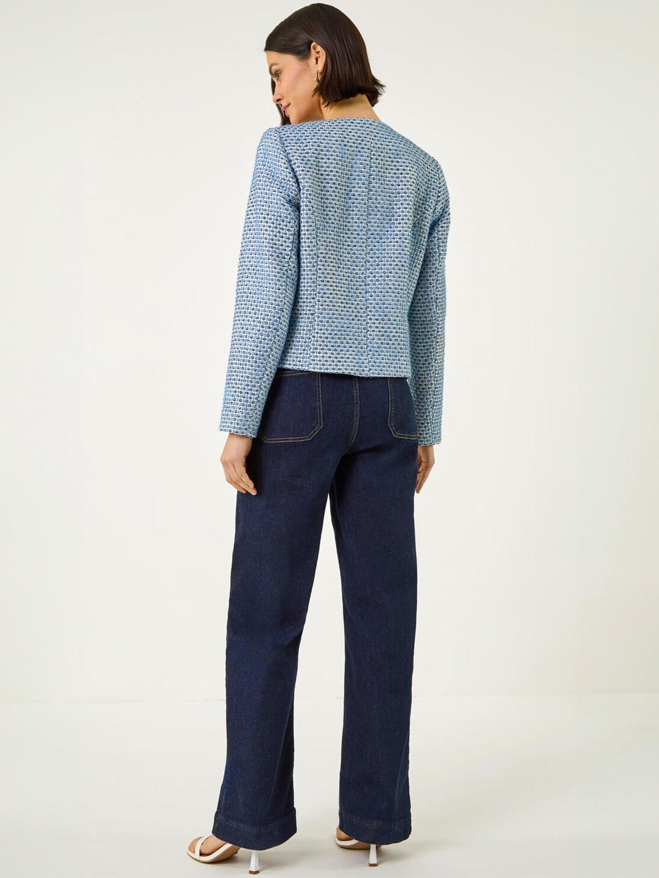 Image 2 of 5 of Roman Single Breasted Boucle Jacket