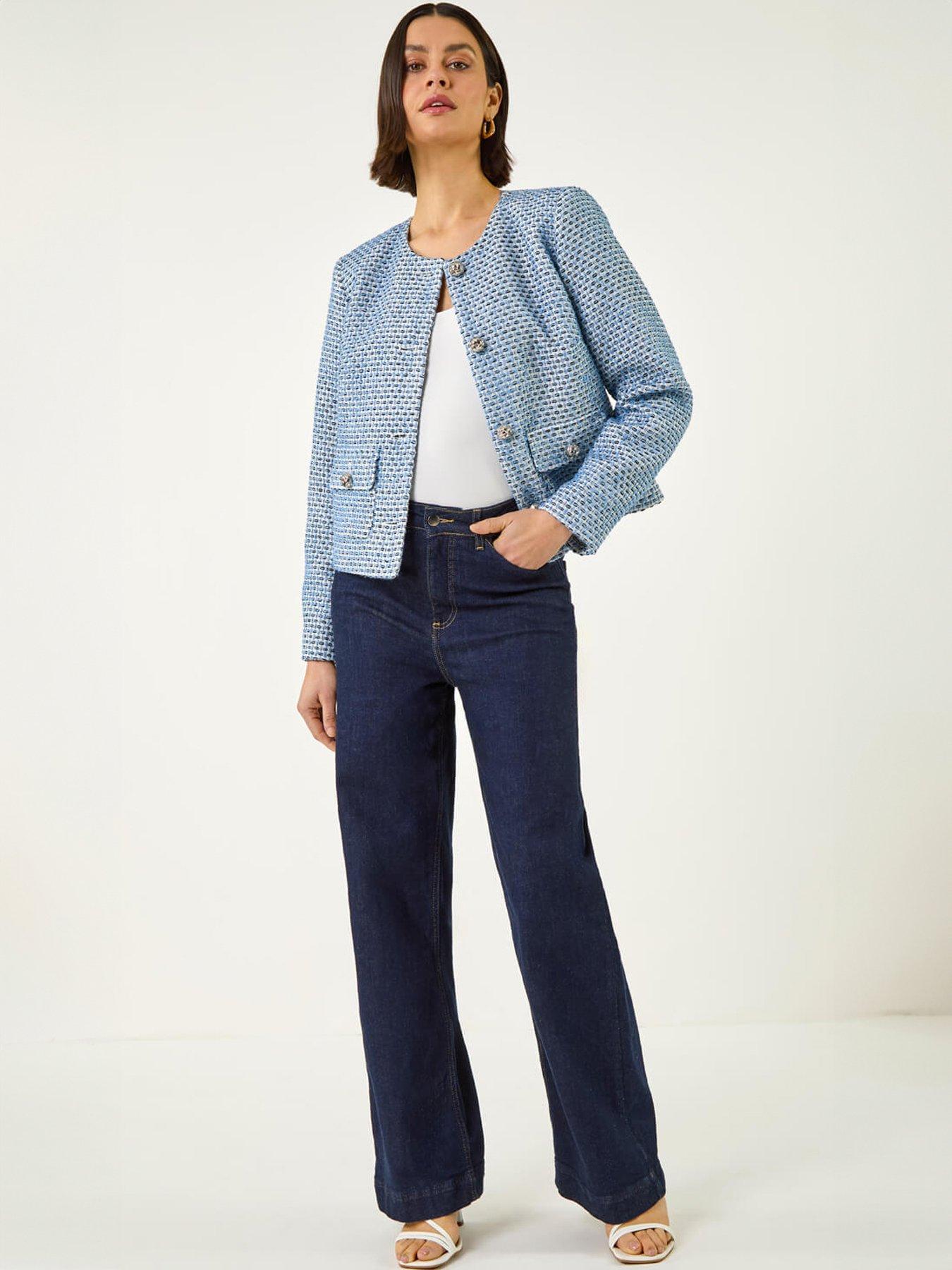 Image 3 of 5 of Roman Single Breasted Boucle Jacket