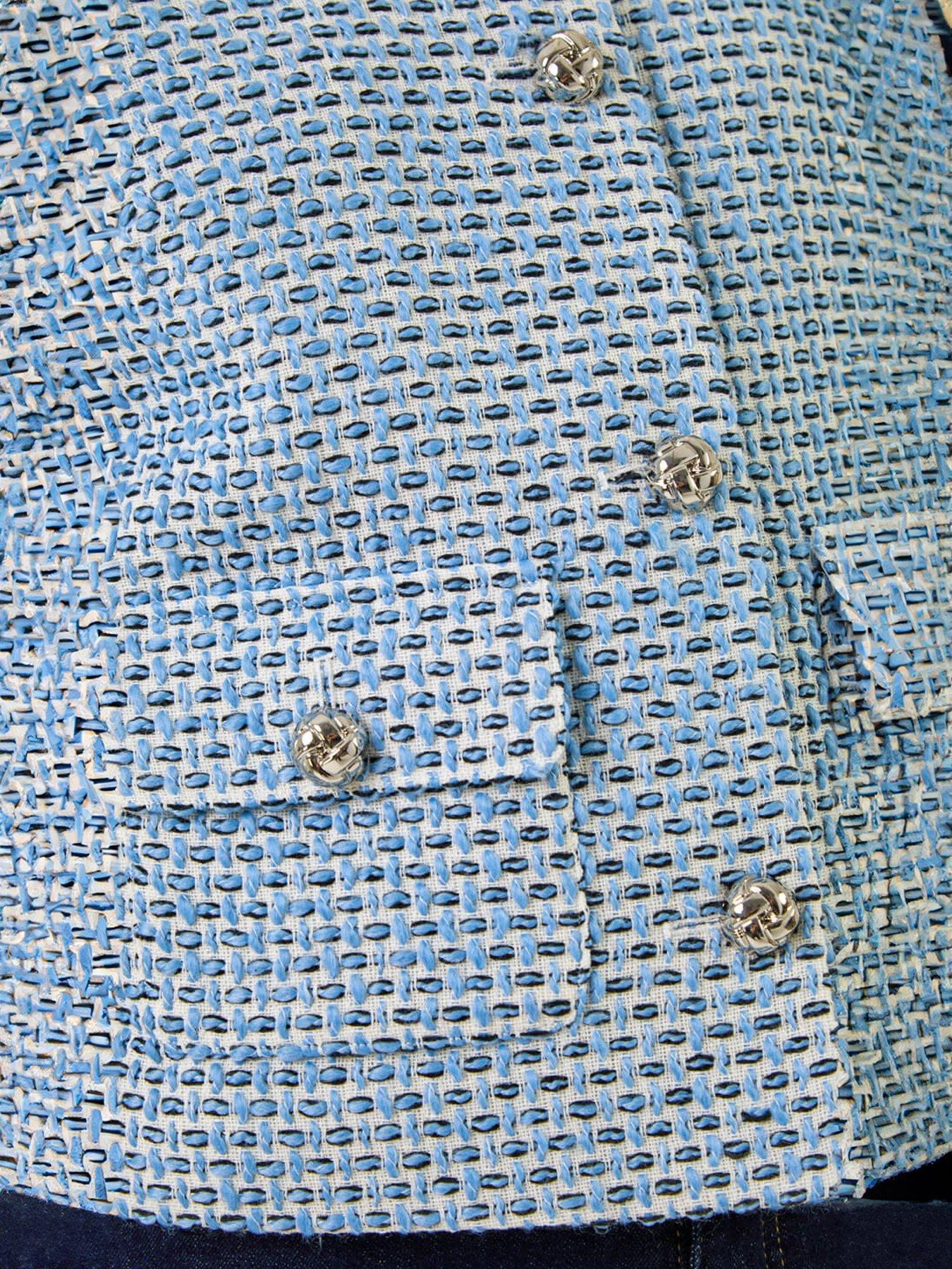 Image 5 of 5 of Roman Single Breasted Boucle Jacket