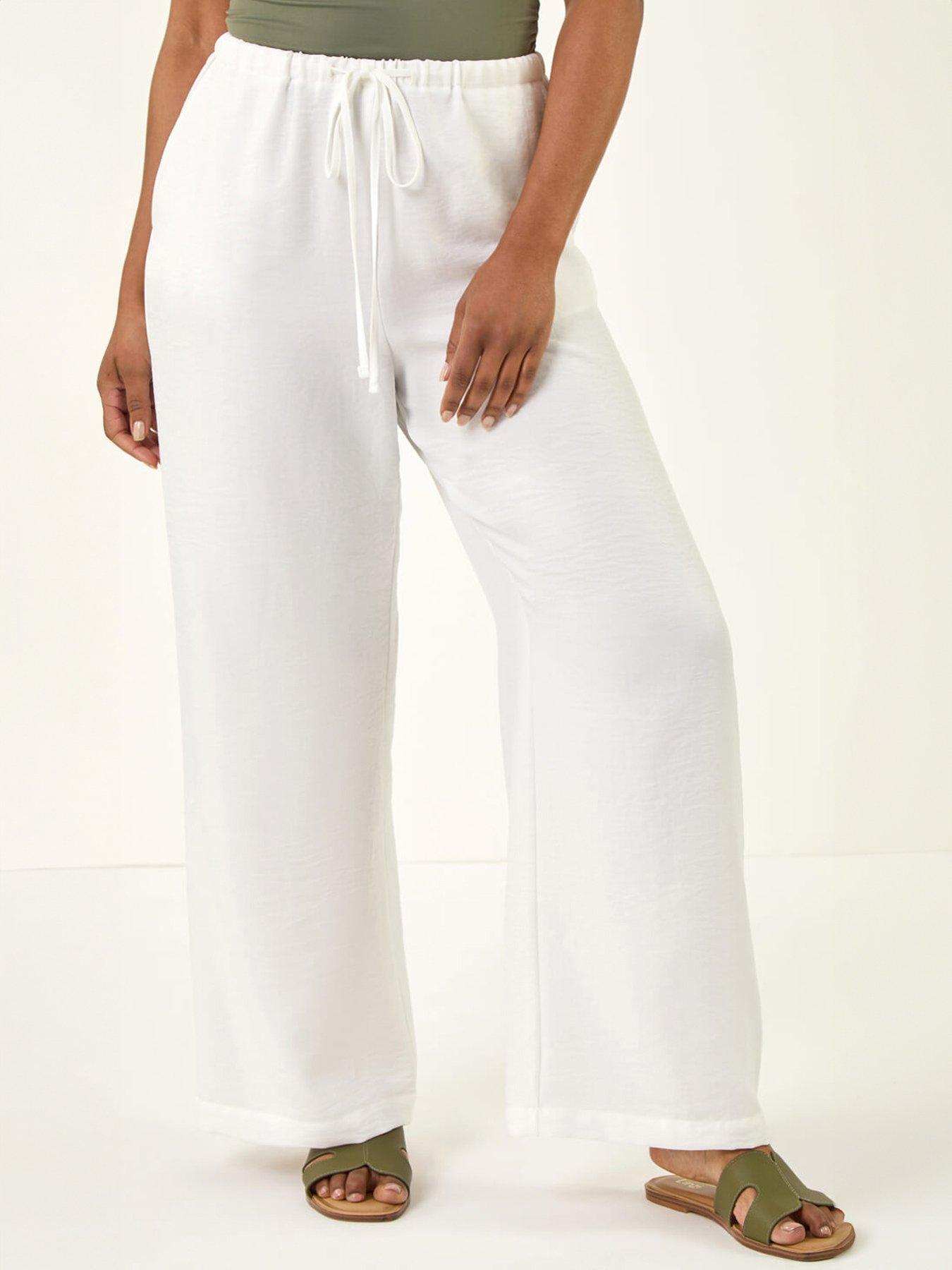 front image of roman-petite-pull-on-woven-trouser