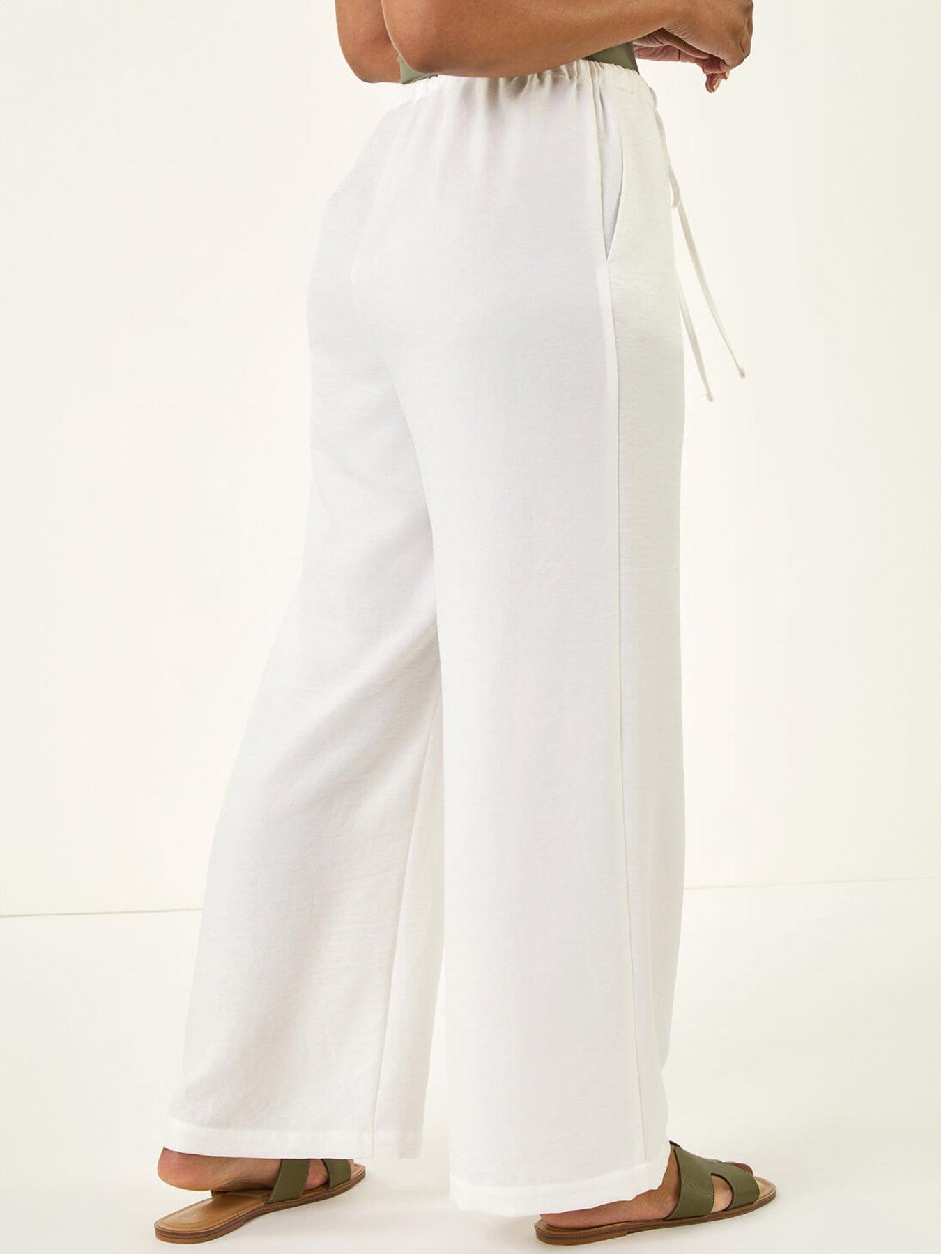  image of roman-petite-pull-on-woven-trouser