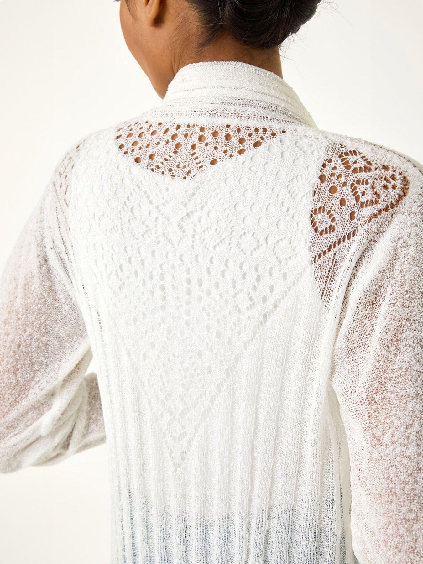 Image 5 of 5 of Roman Longline Back Detail Cardigan