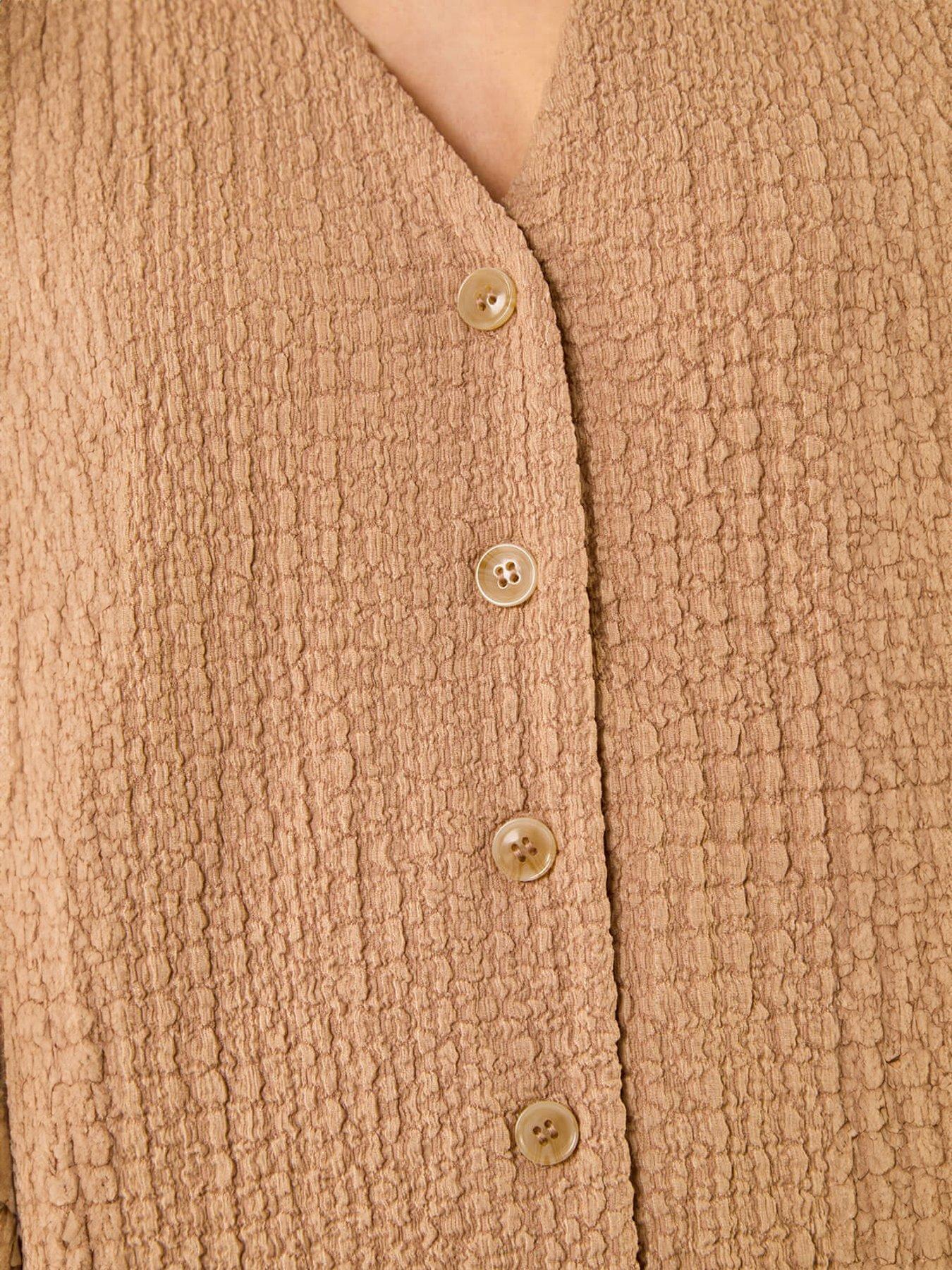 Image 5 of 5 of Roman Dusk Crinkle Textured Waist Coat
