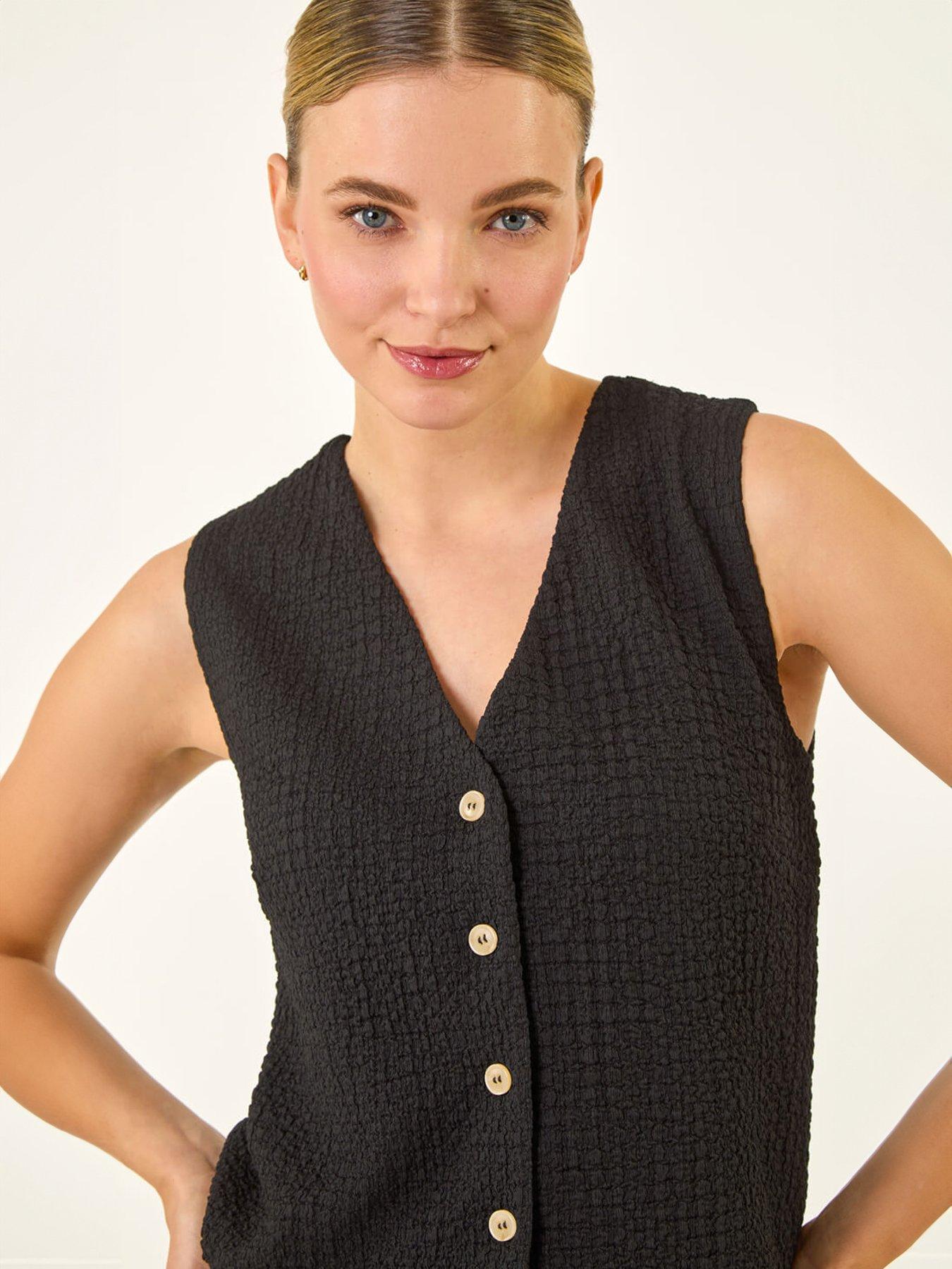  image of roman-dusk-crinkle-textured-waist-coat