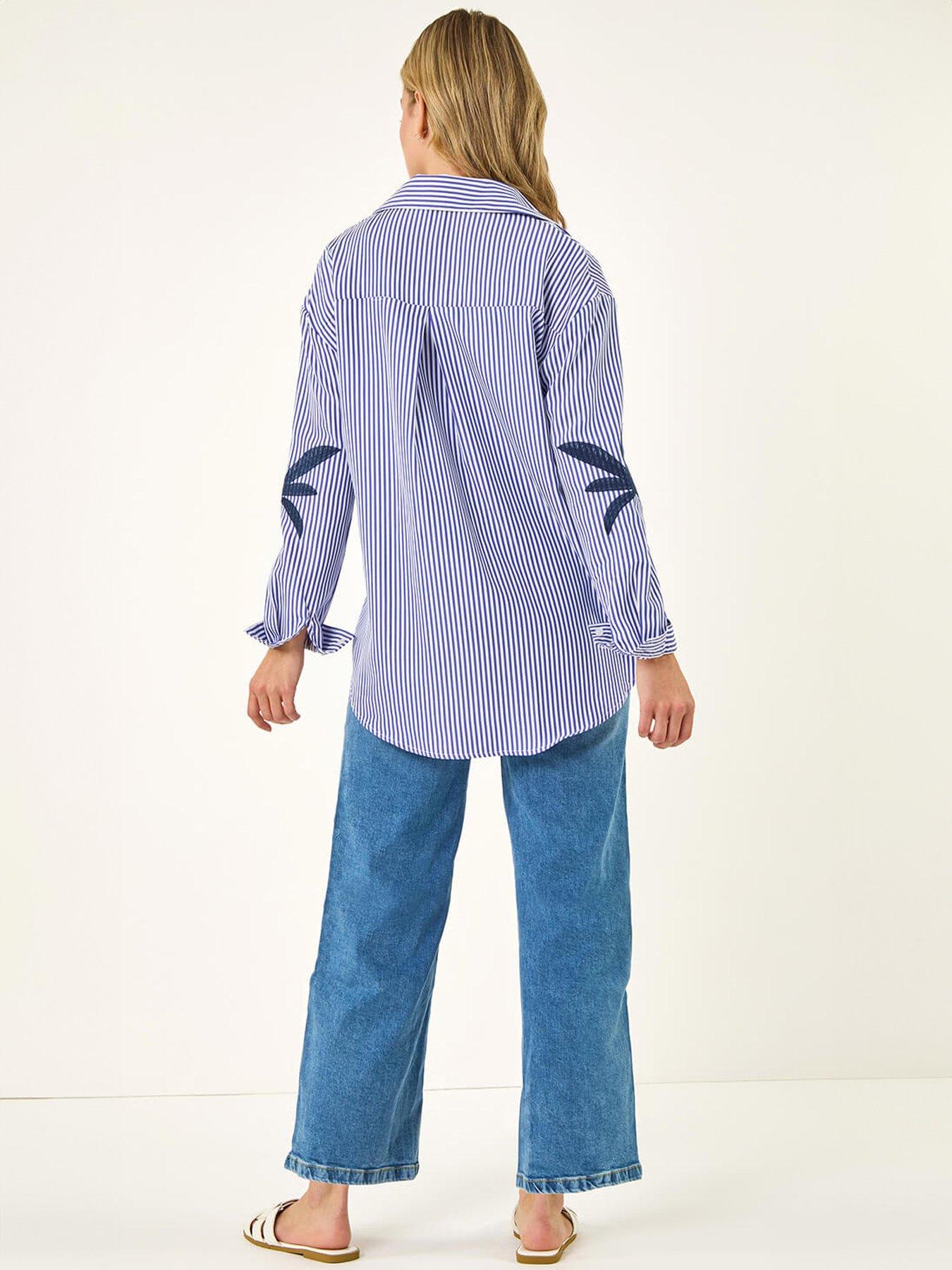 Image 2 of 5 of Roman Dusk Palm Embroidered Shirt