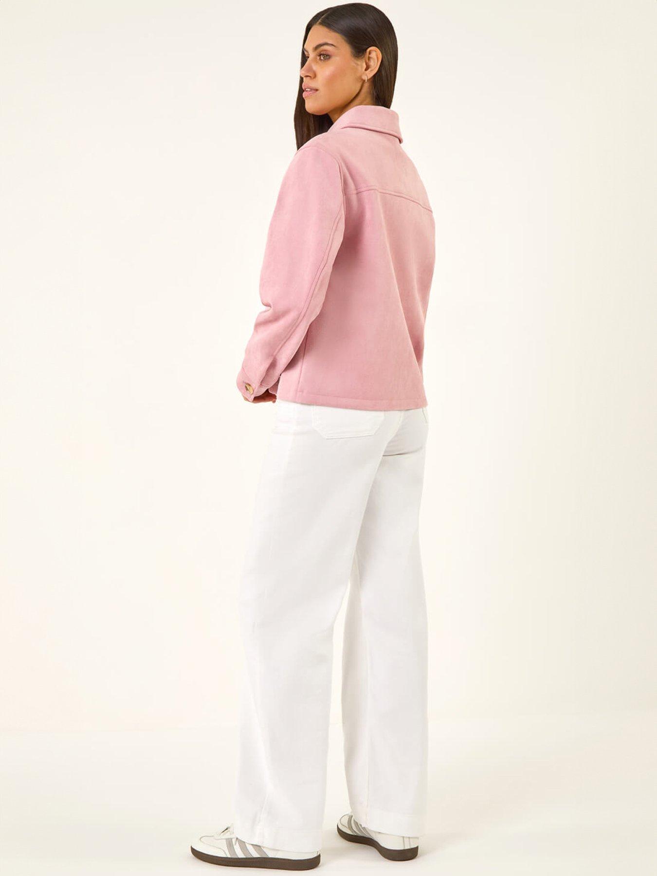 Image 2 of 5 of Roman Suedette Button Jacket