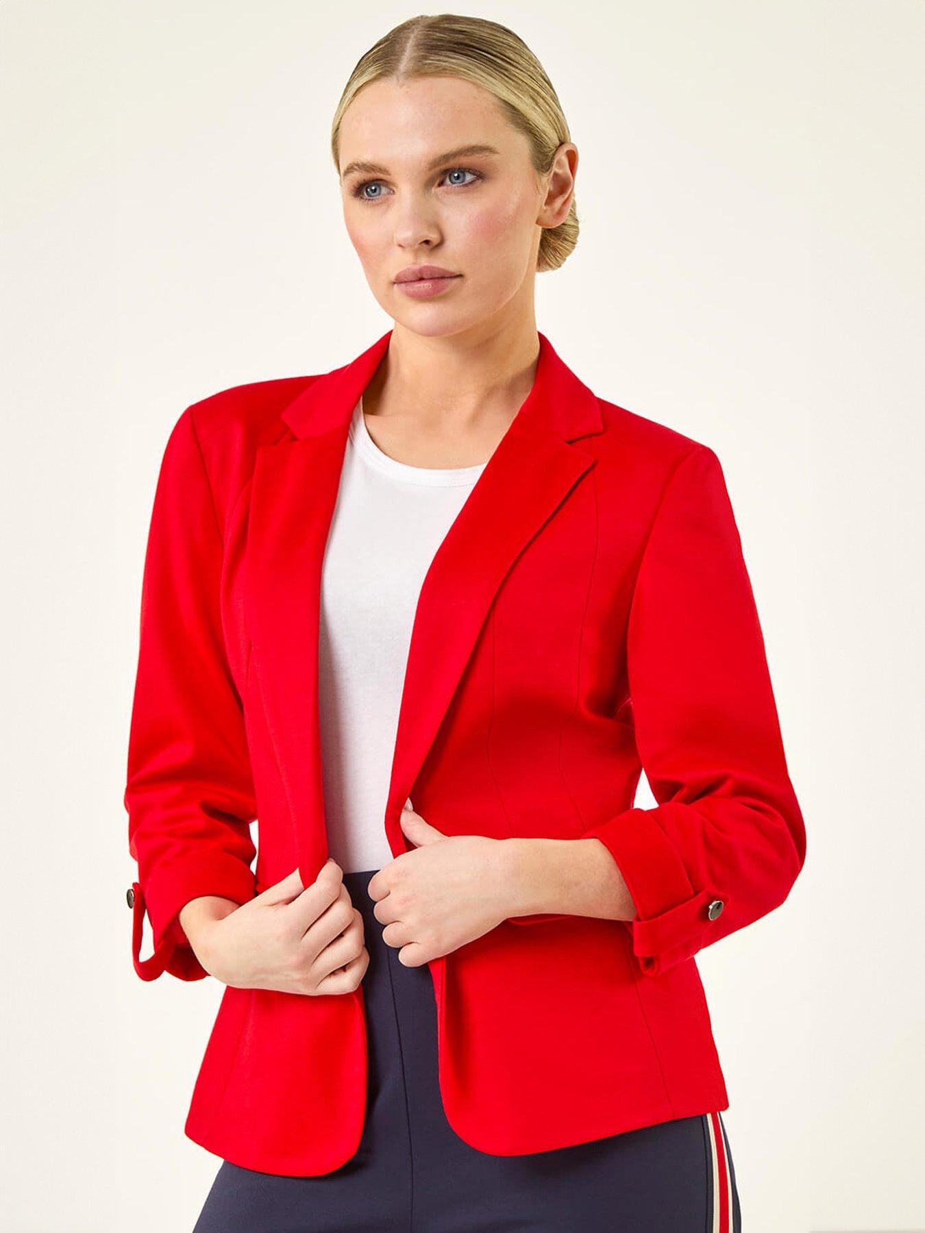  image of roman-petite-pocket-ponte-blazer