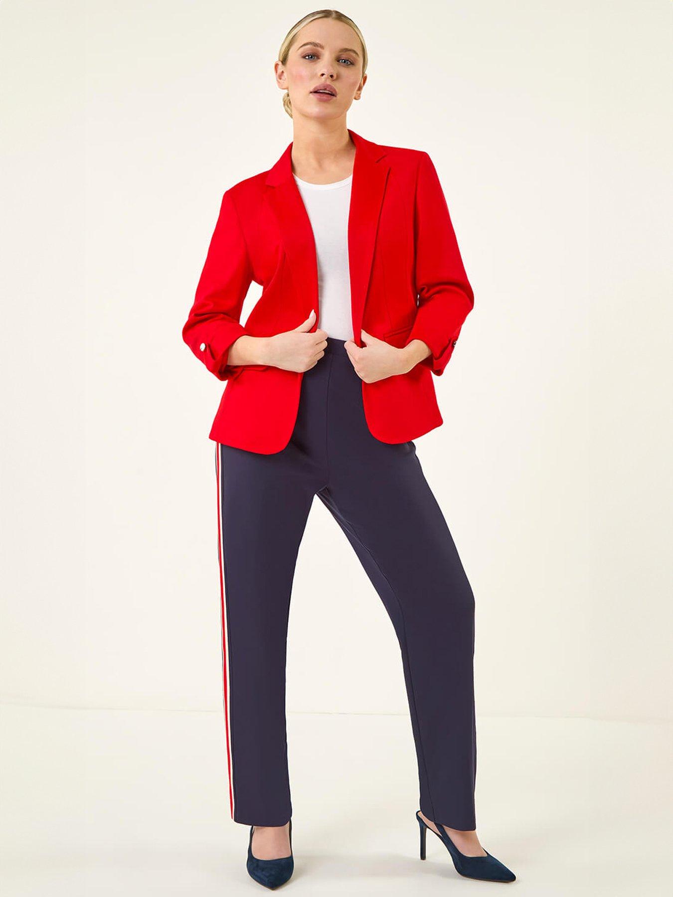  image of roman-petite-pocket-ponte-blazer