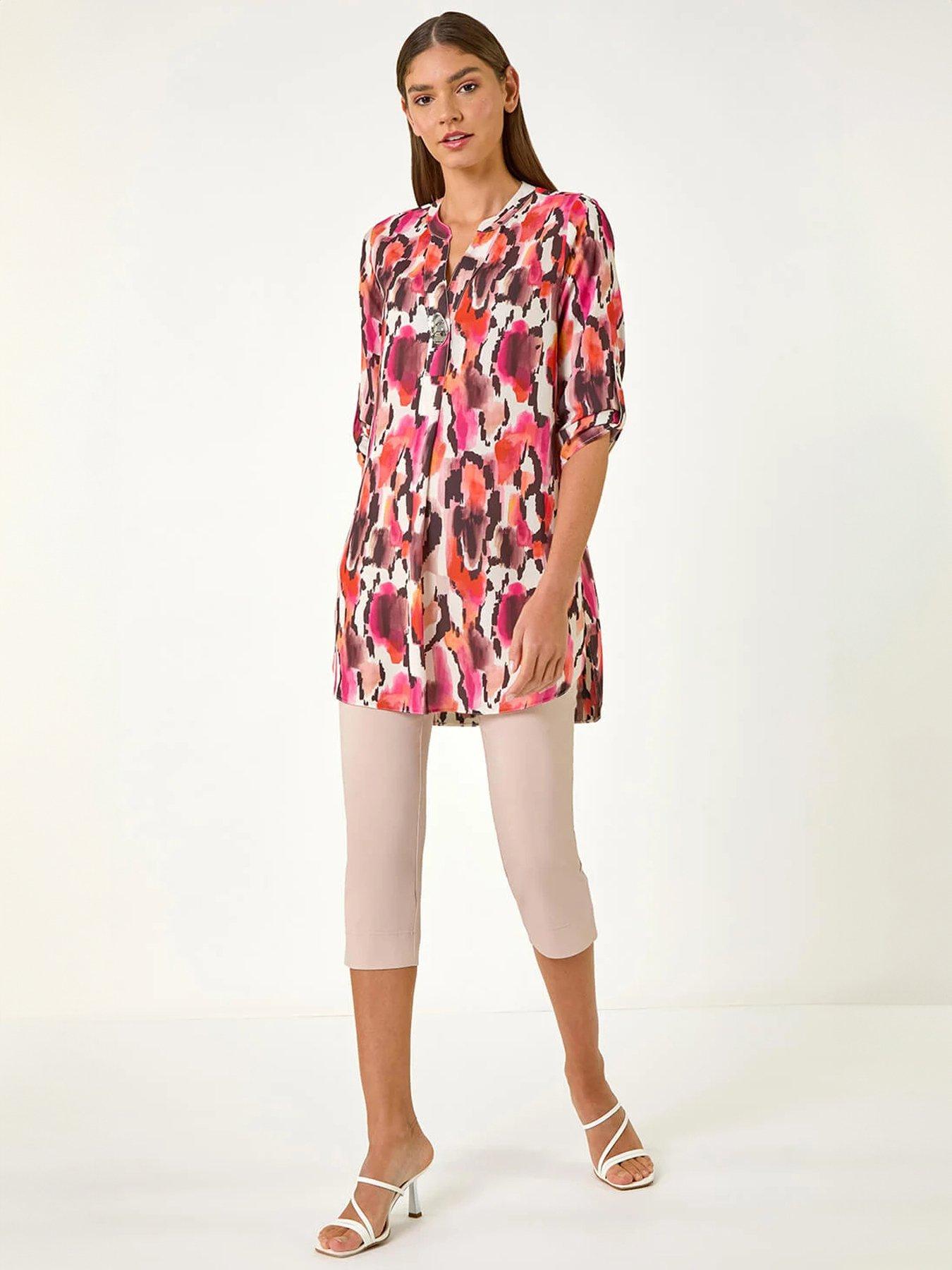  image of roman-cropped-stretch-trousers