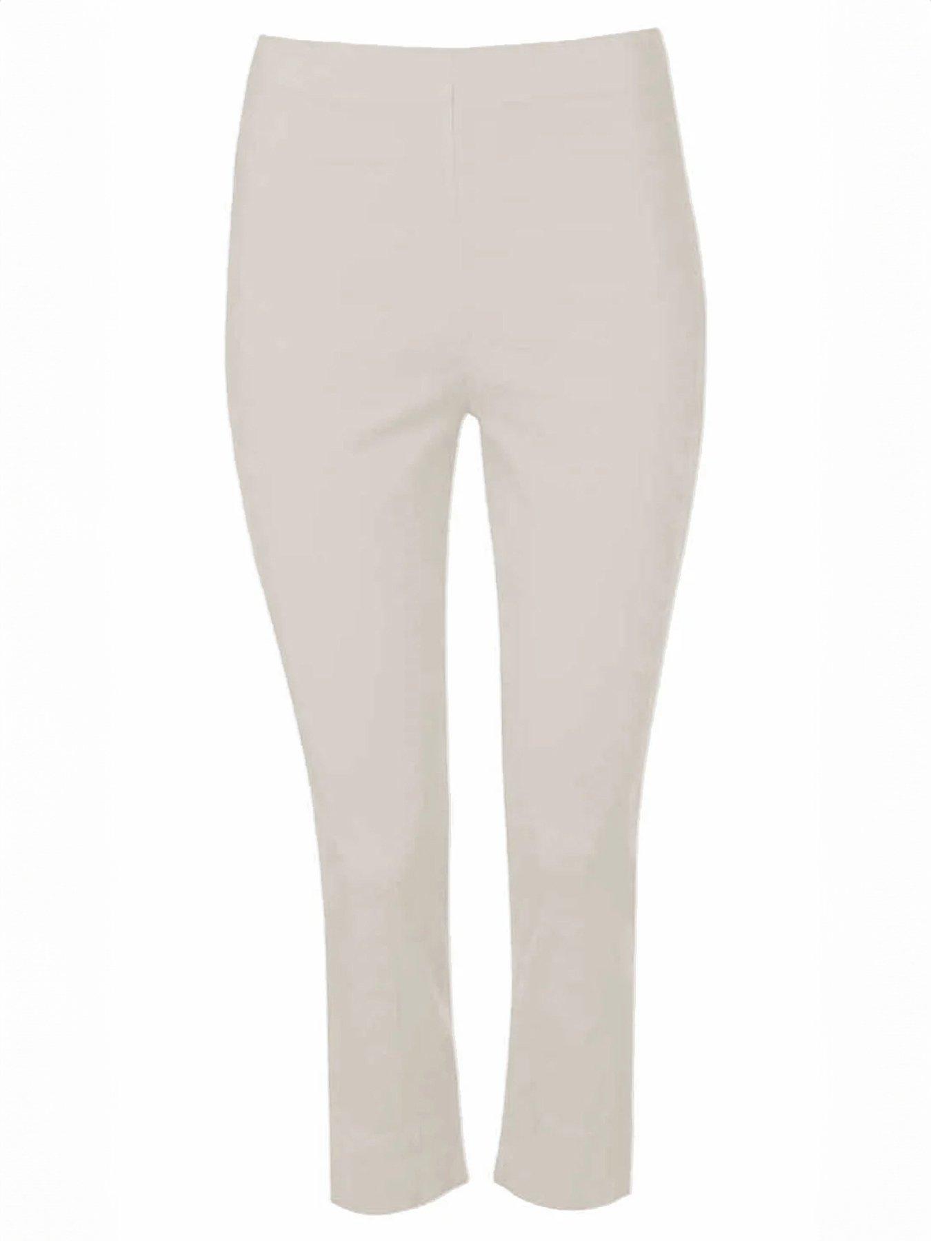  image of roman-cropped-stretch-trousers