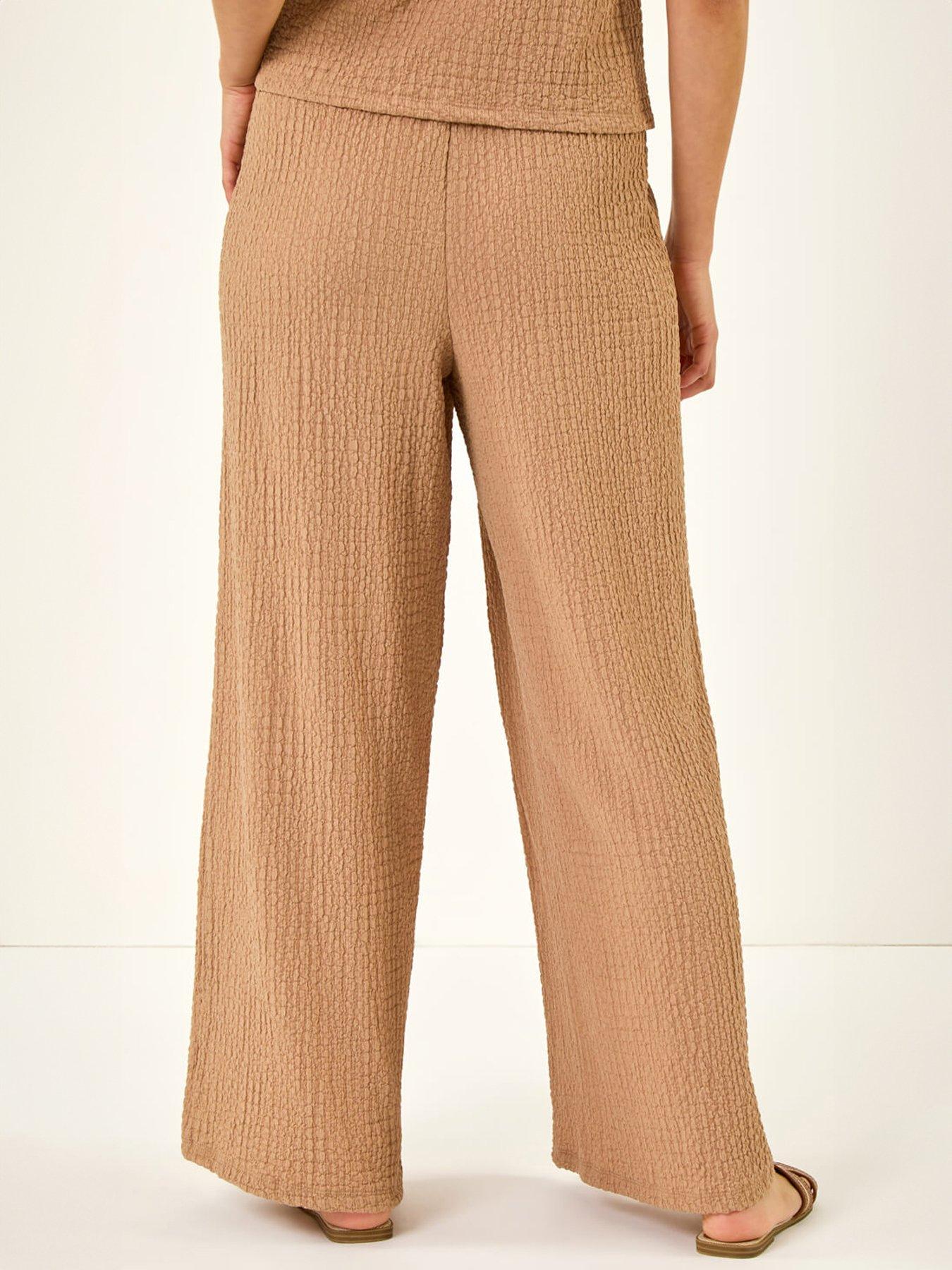  image of roman-dusk-crinkle-wide-leg-stretch-trouser