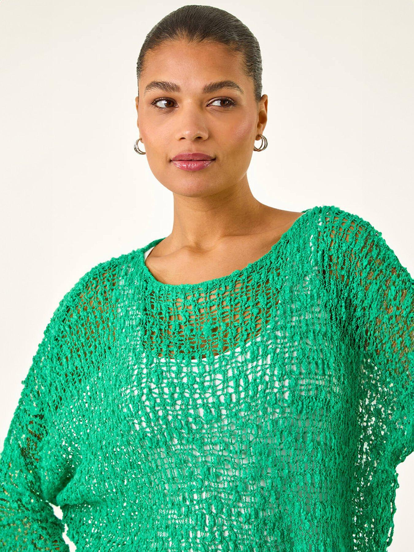  image of roman-light-weight-open-knit-jumper