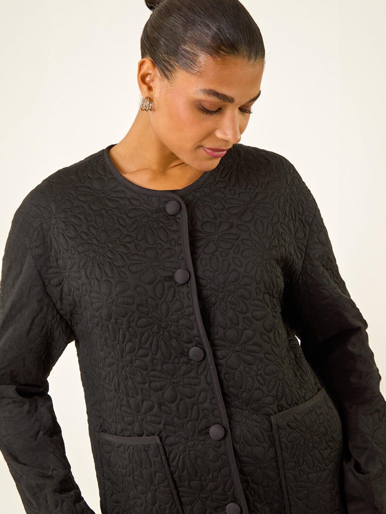  image of roman-patterned-pocket-edge-jacket