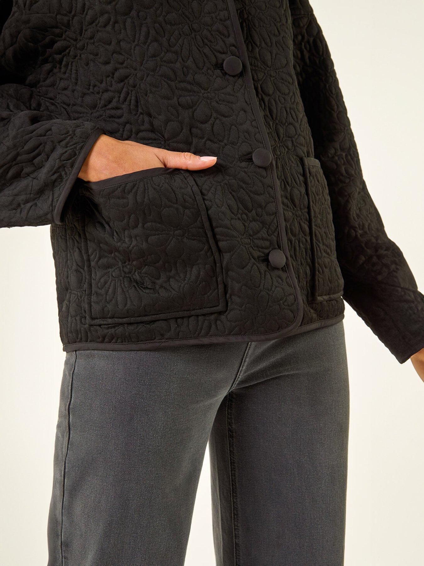  image of roman-patterned-pocket-edge-jacket
