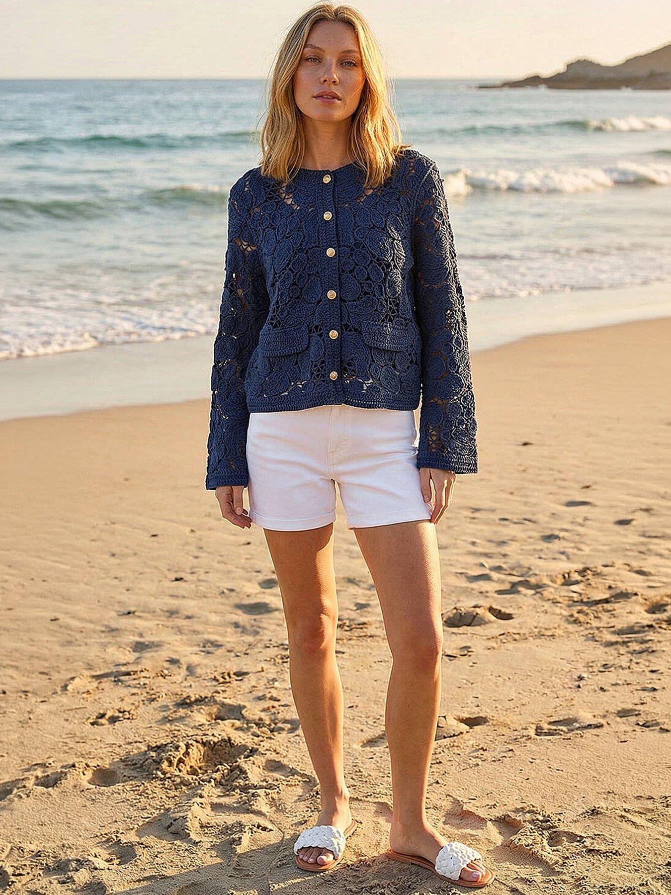 Roman Crochet Knit Jacket