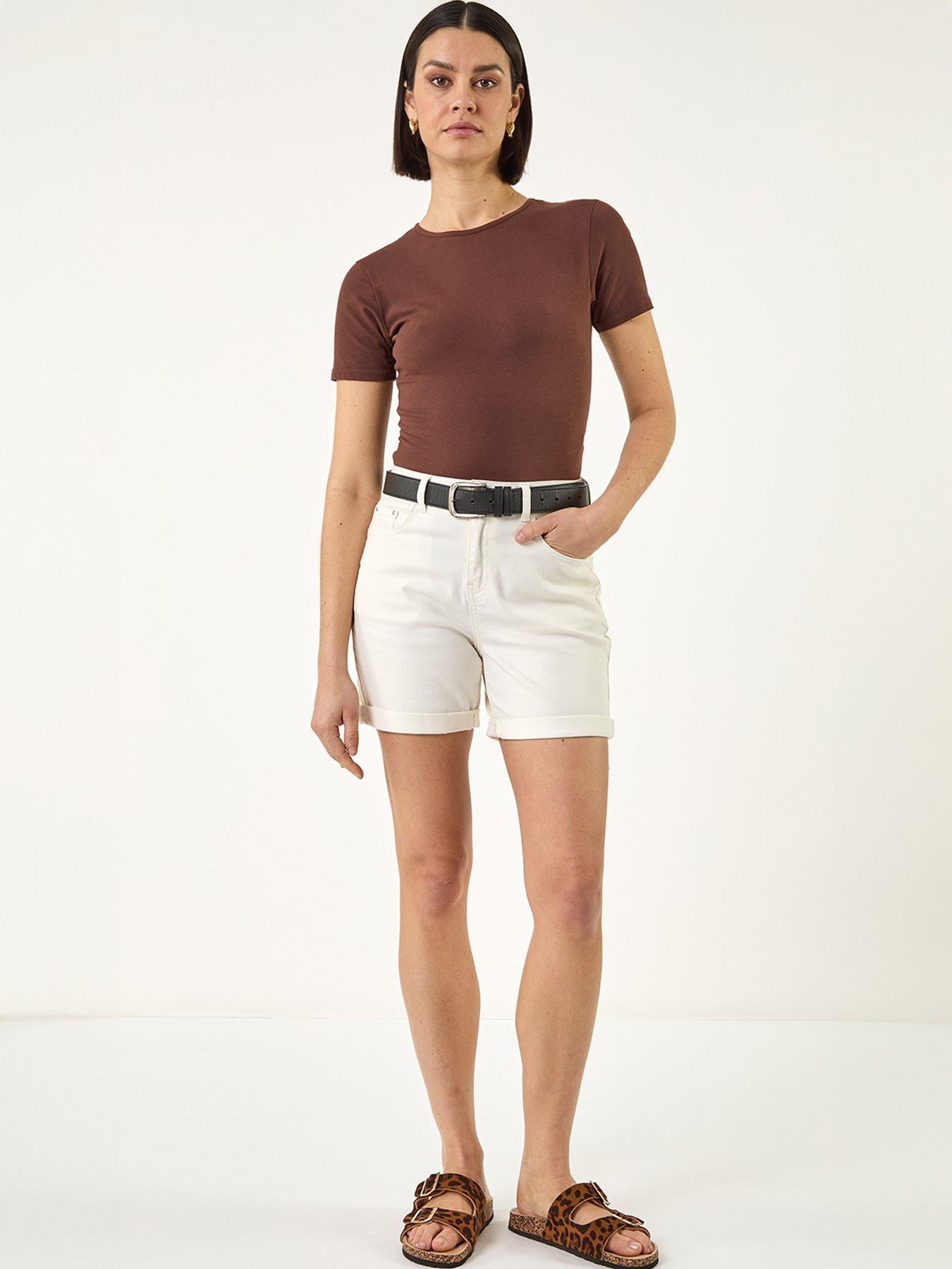  image of roman-stretch-denim-mom-shorts