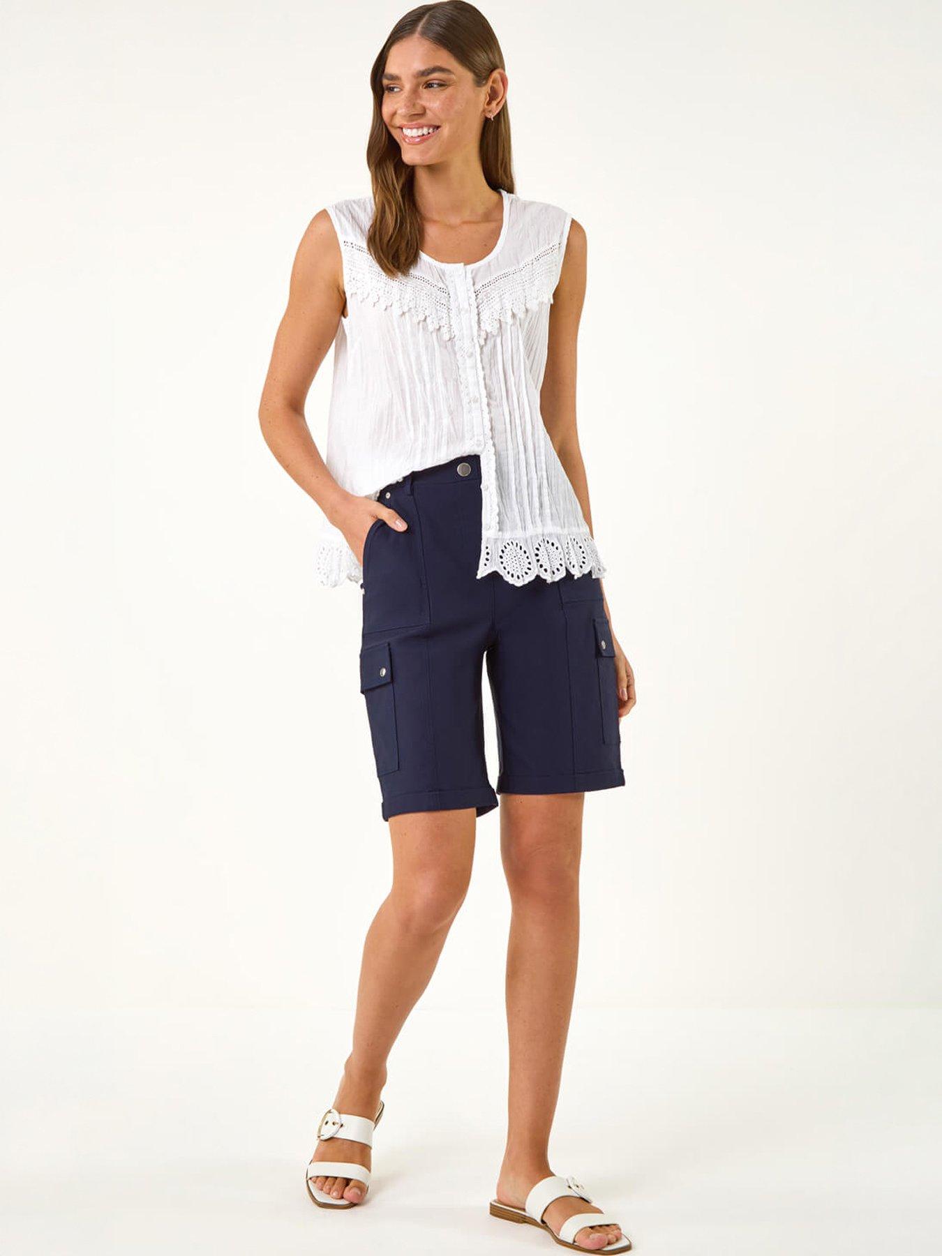  image of roman-cargo-pocket-stretch-shorts