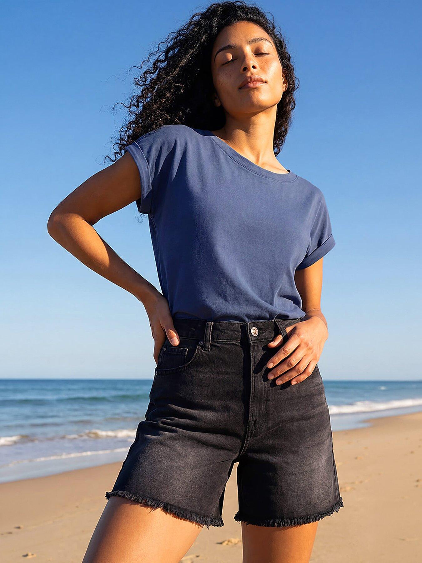 Roman Plain Stretch Cotton Jersey T-Shirt