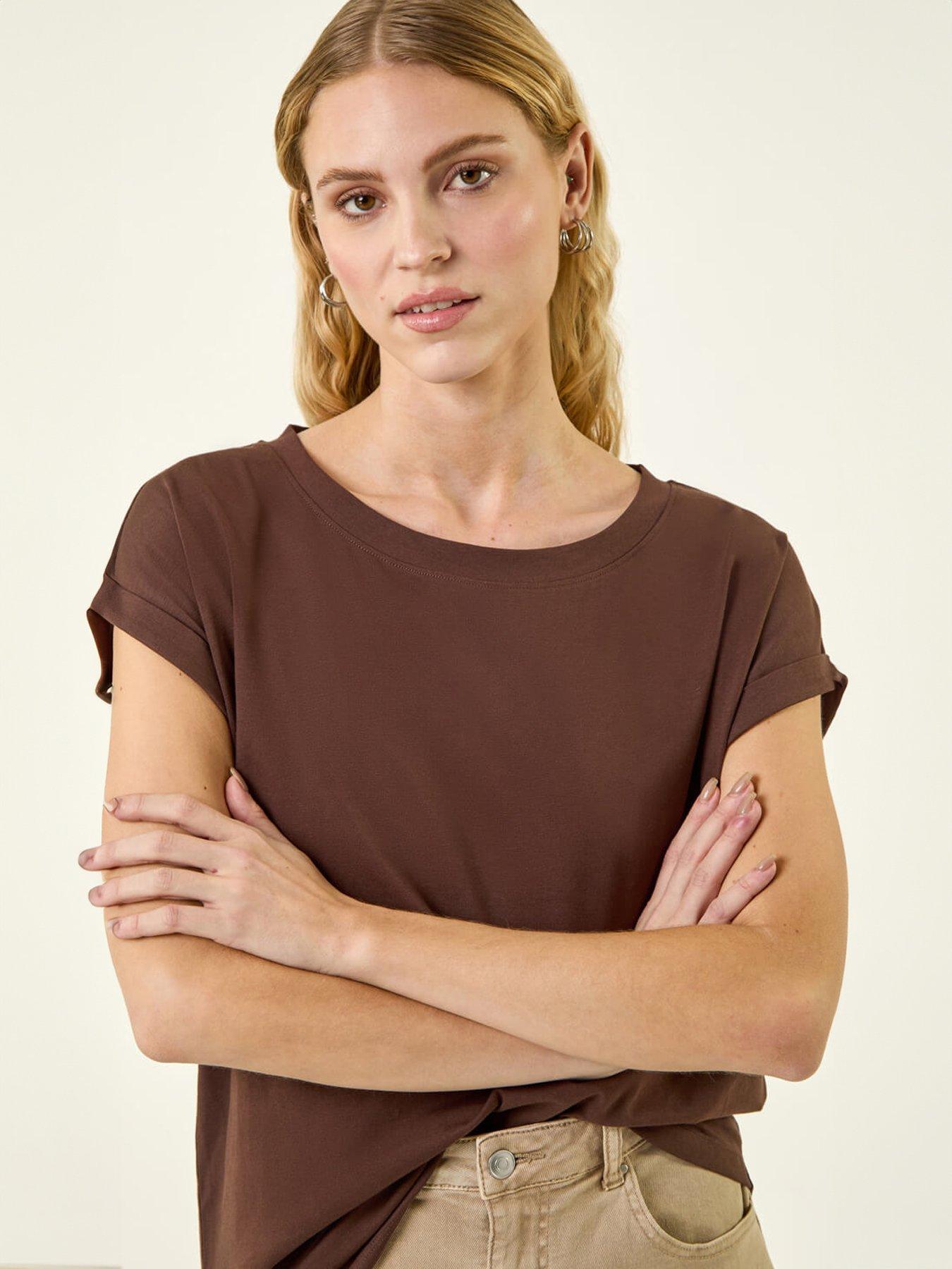  image of roman-stretch-cotton-jersey-t-shirt