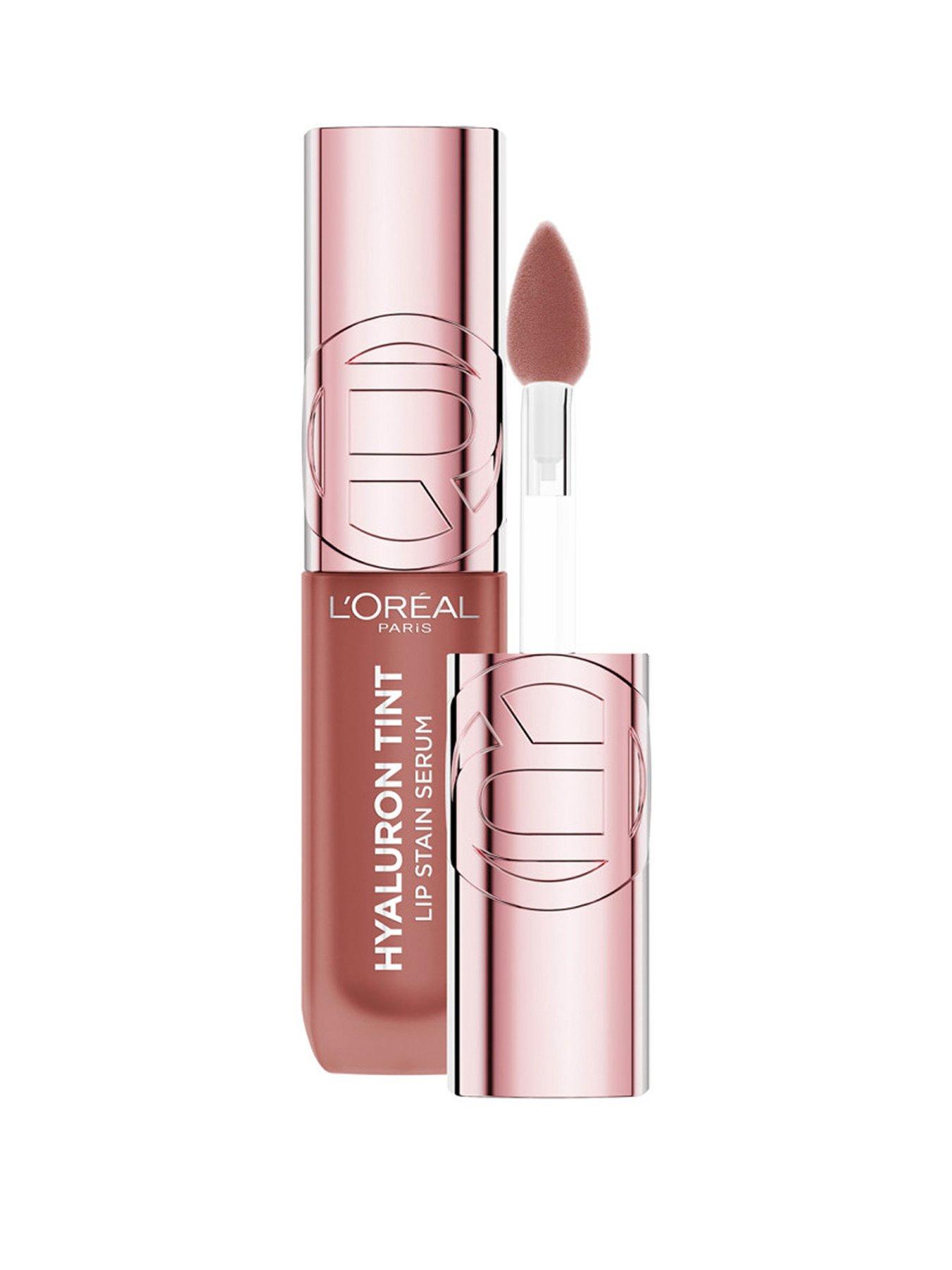 L'Oreal Paris Hyaluron Tint Lip Stain Serum, Hydrating Lip Stain, 485 Nude Espresso