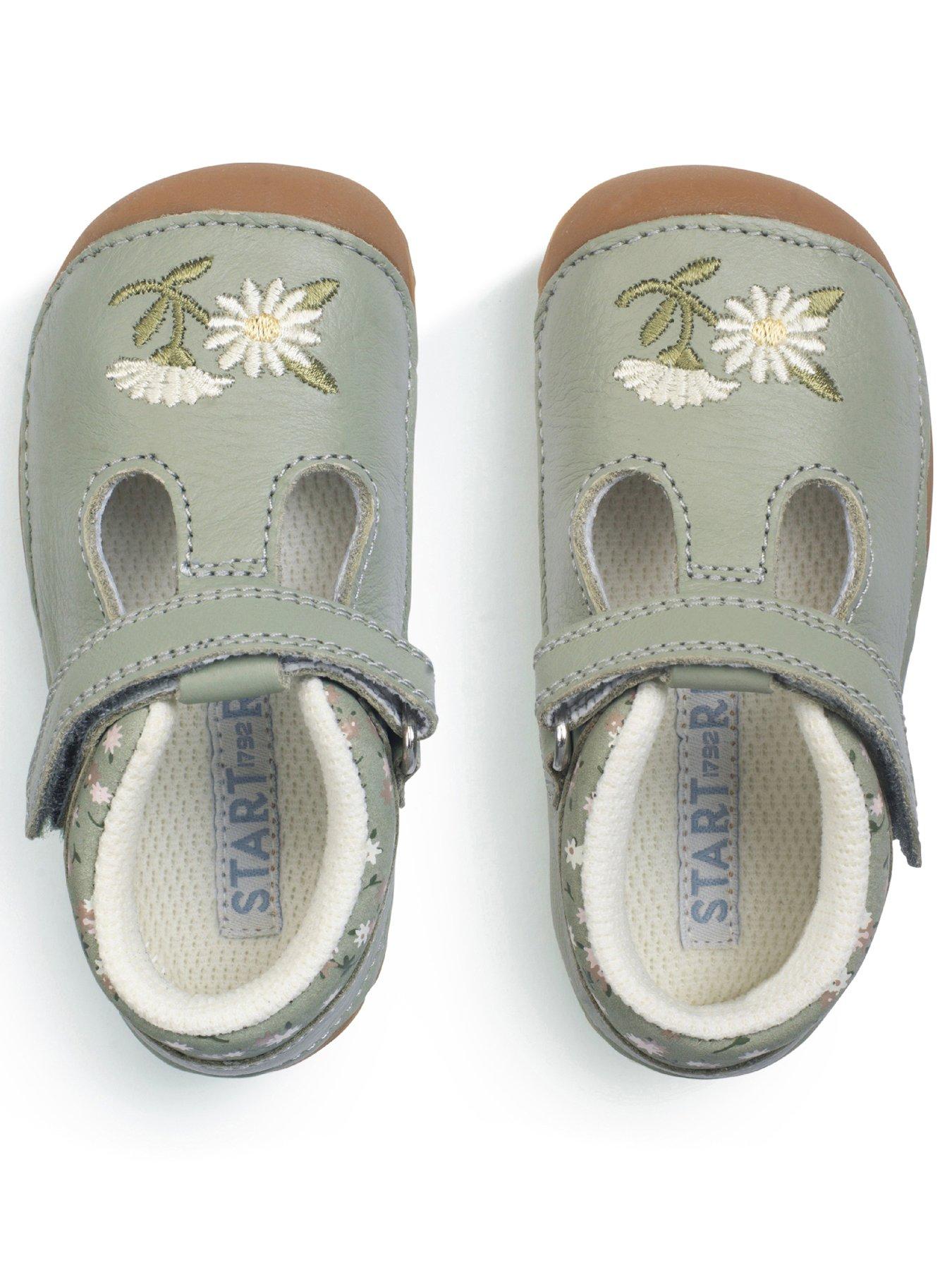 Image 2 of 6 of Start-rite Squish Pre Walker Shoe - Dusky Green