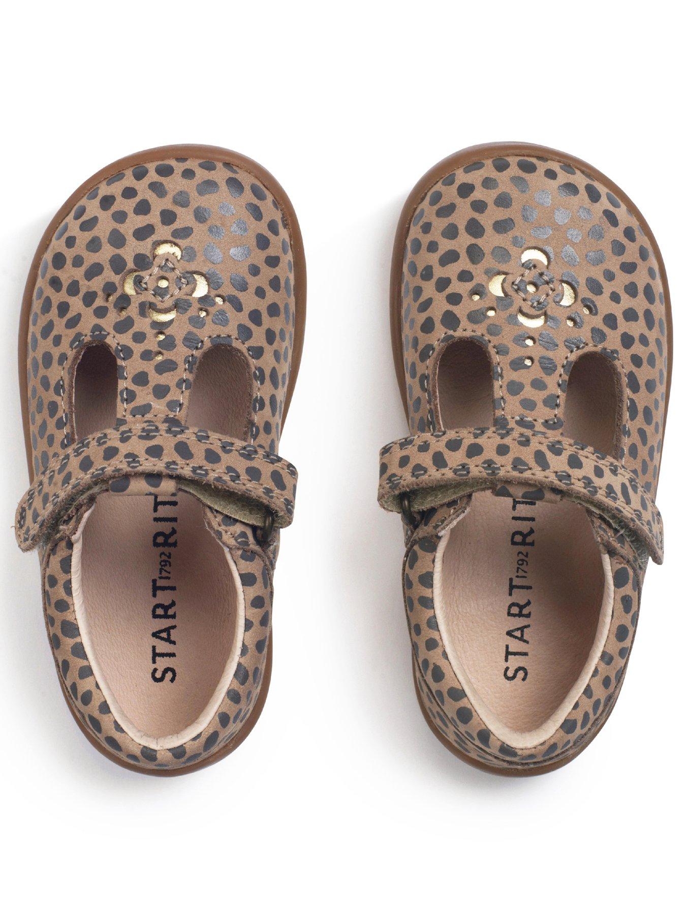 Image 2 of 6 of Start-rite Eternal T - Bar Shoes - Leopard
