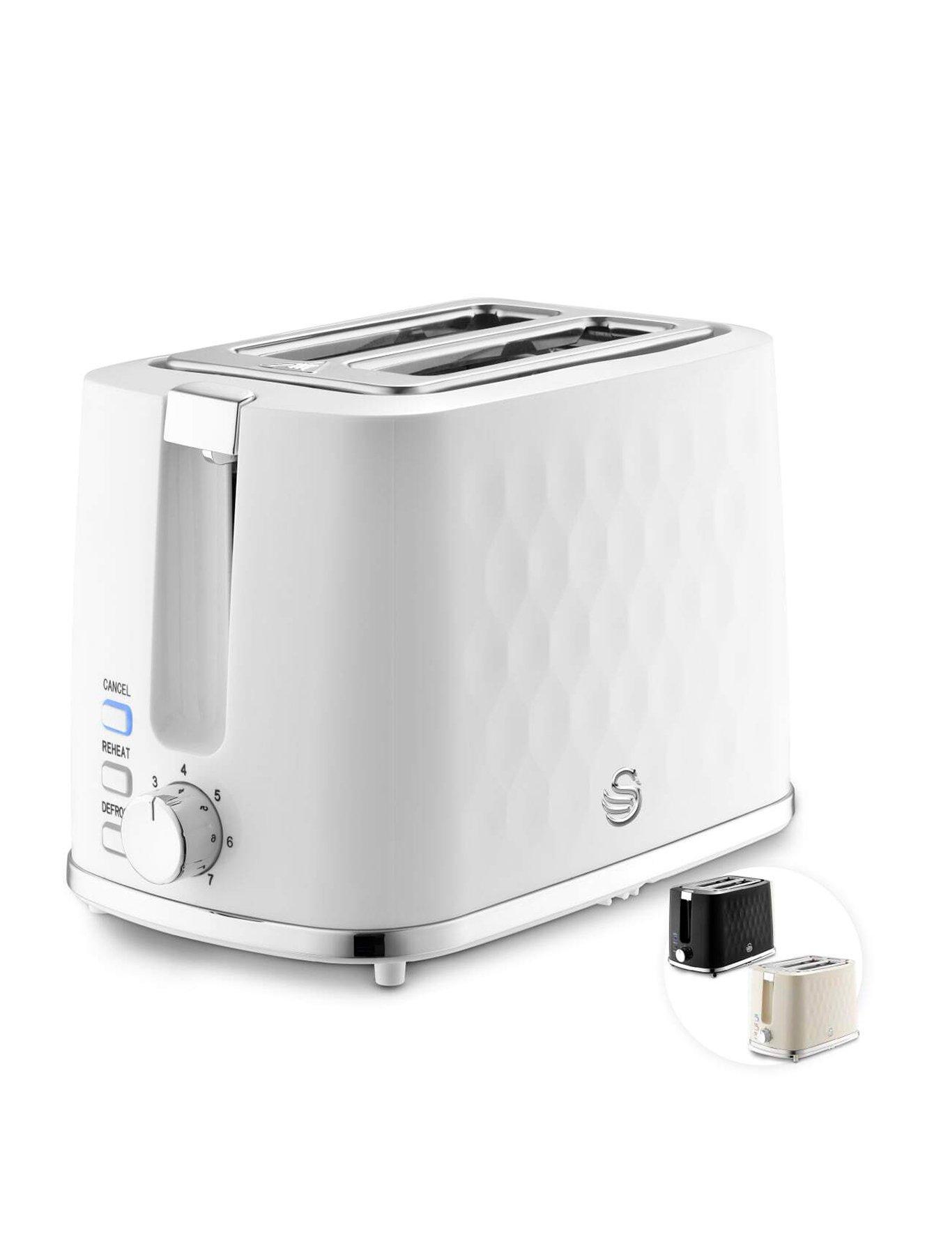 front image of swan-hexton-2-slice-toaster-removable-crumb-tray-white