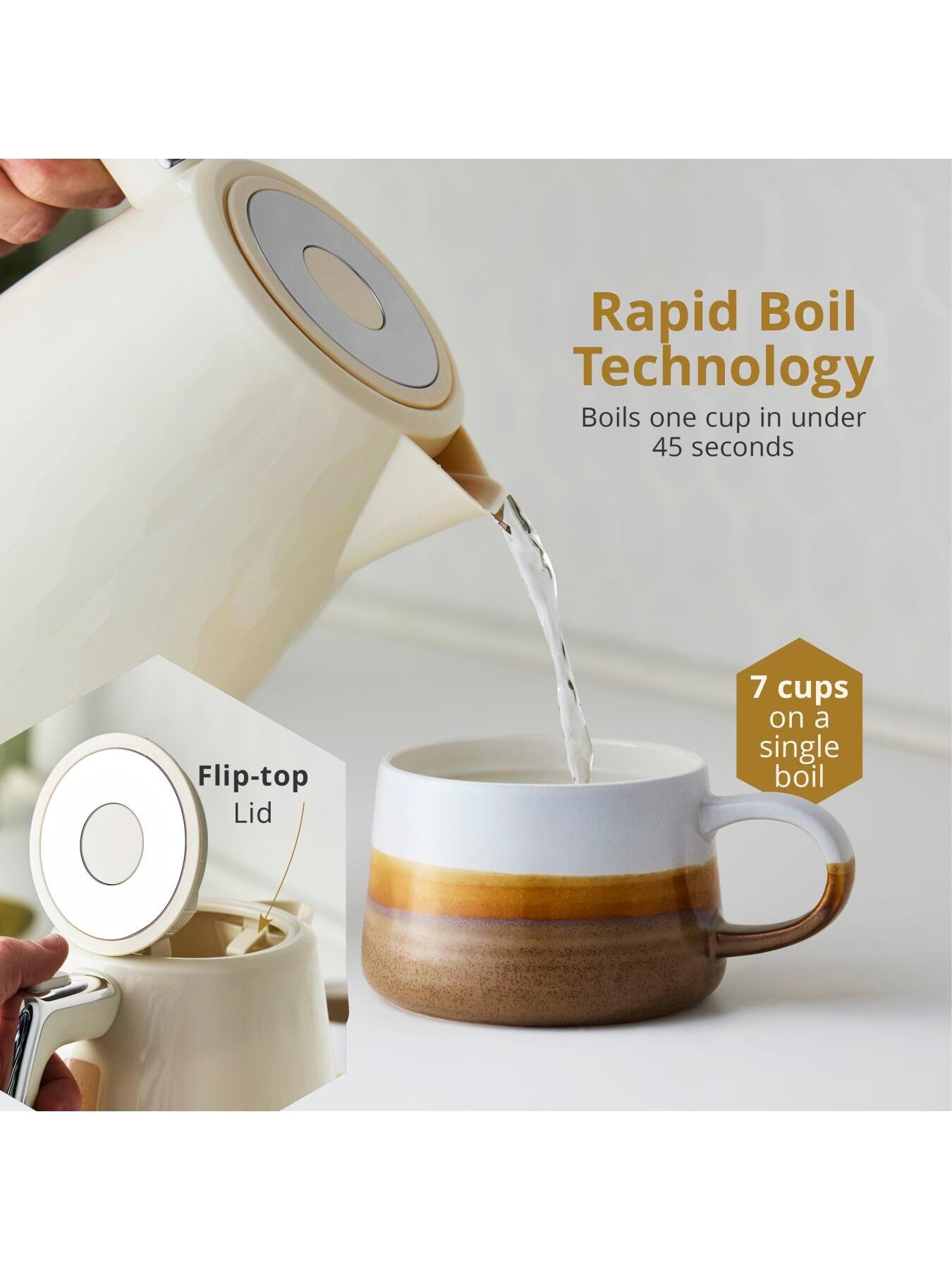  image of swan-hexton-17l-electric-kettle-3kw-rapid-boil-cream