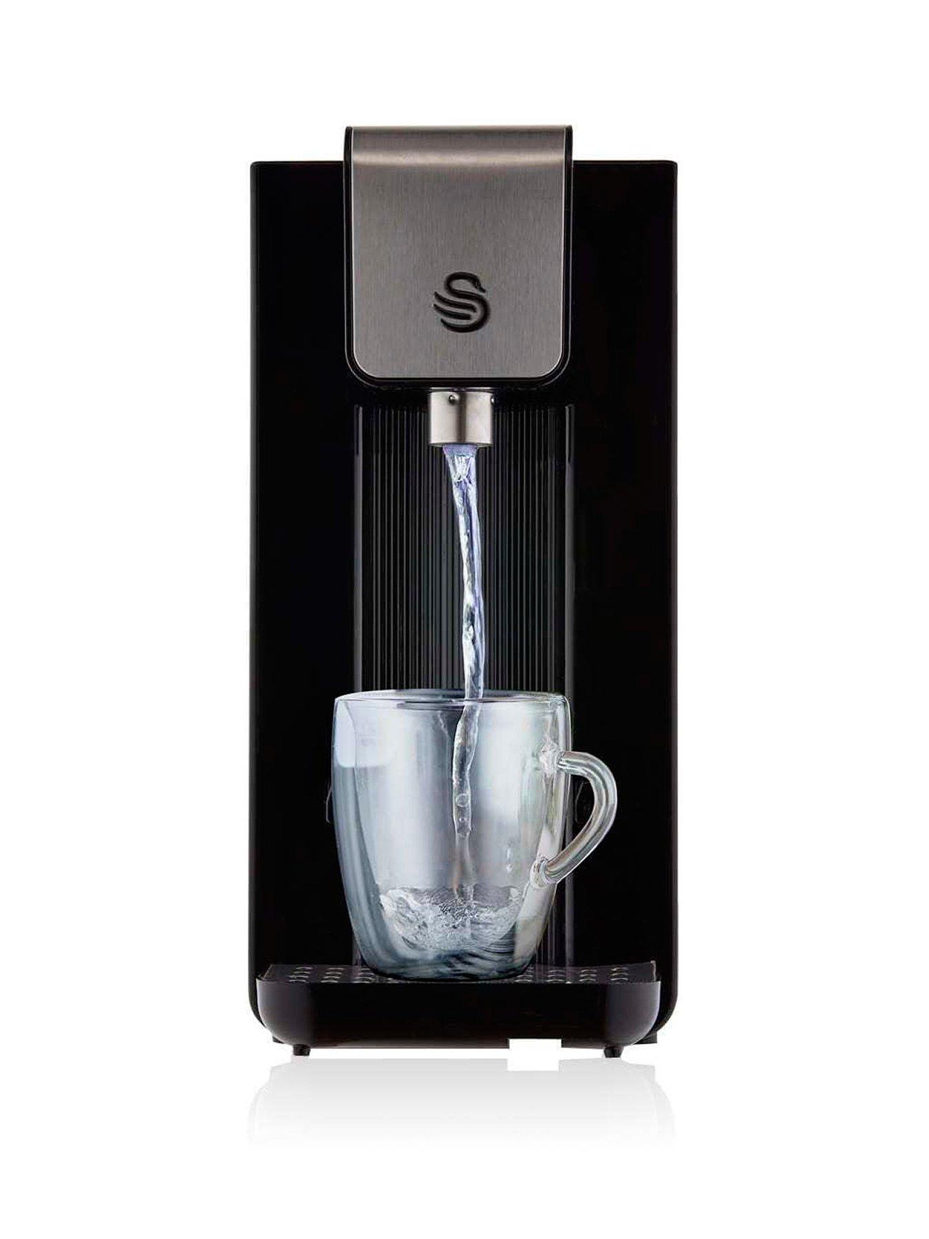 Swan Instant Hot Water Dispenser with 2.5L Tank Capacity, Removable Drip Tray, Black