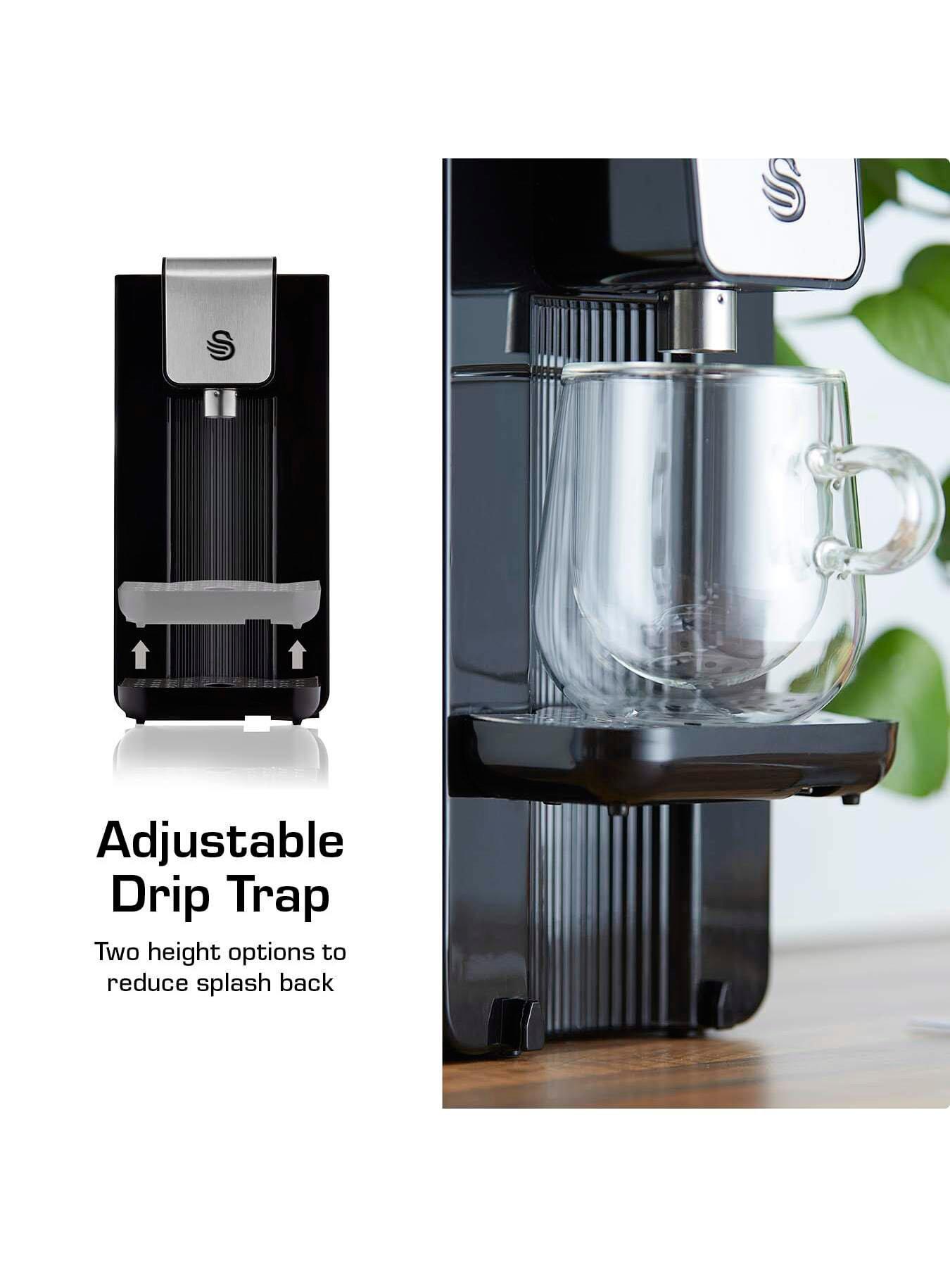  image of swan-instant-hot-water-dispenser-with-25l-tank-capacity-removable-drip-tray-black