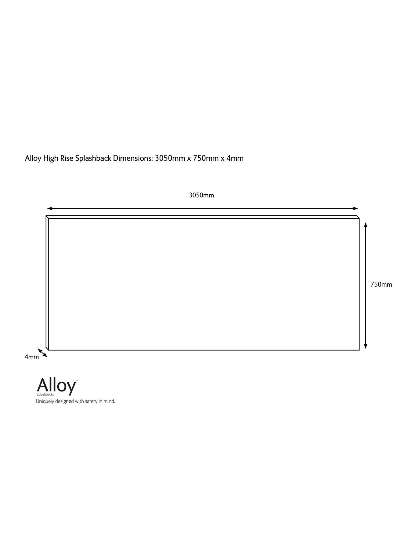 Image 6 of 6 of WilsonArt ALLOY White Marble Kitchen Splashback - 3000x750mmx4mm