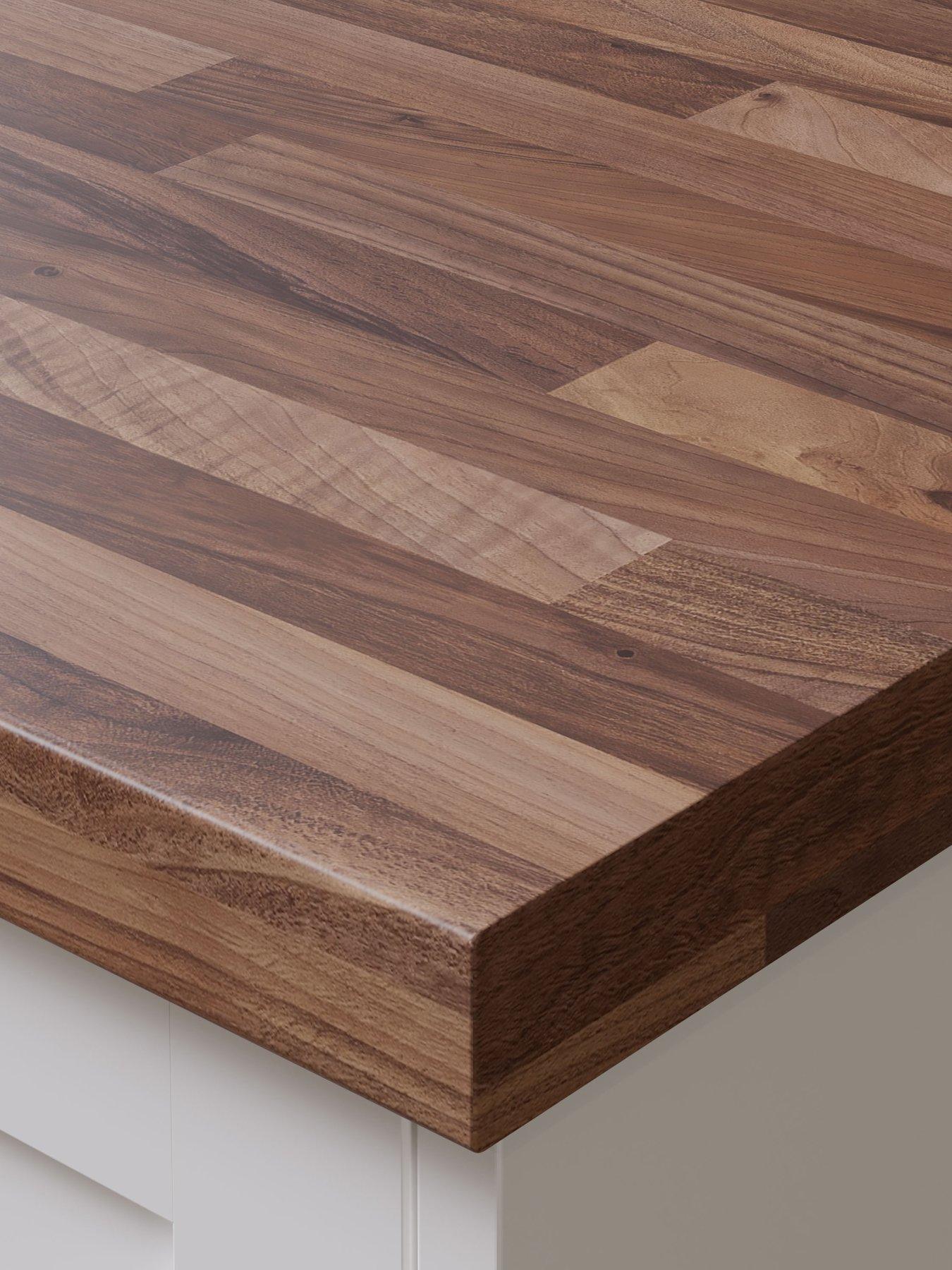 WilsonArt Plus Colmar Oak Laminate Kitchen Upstand - 3000mm x 100mm x 20mm
