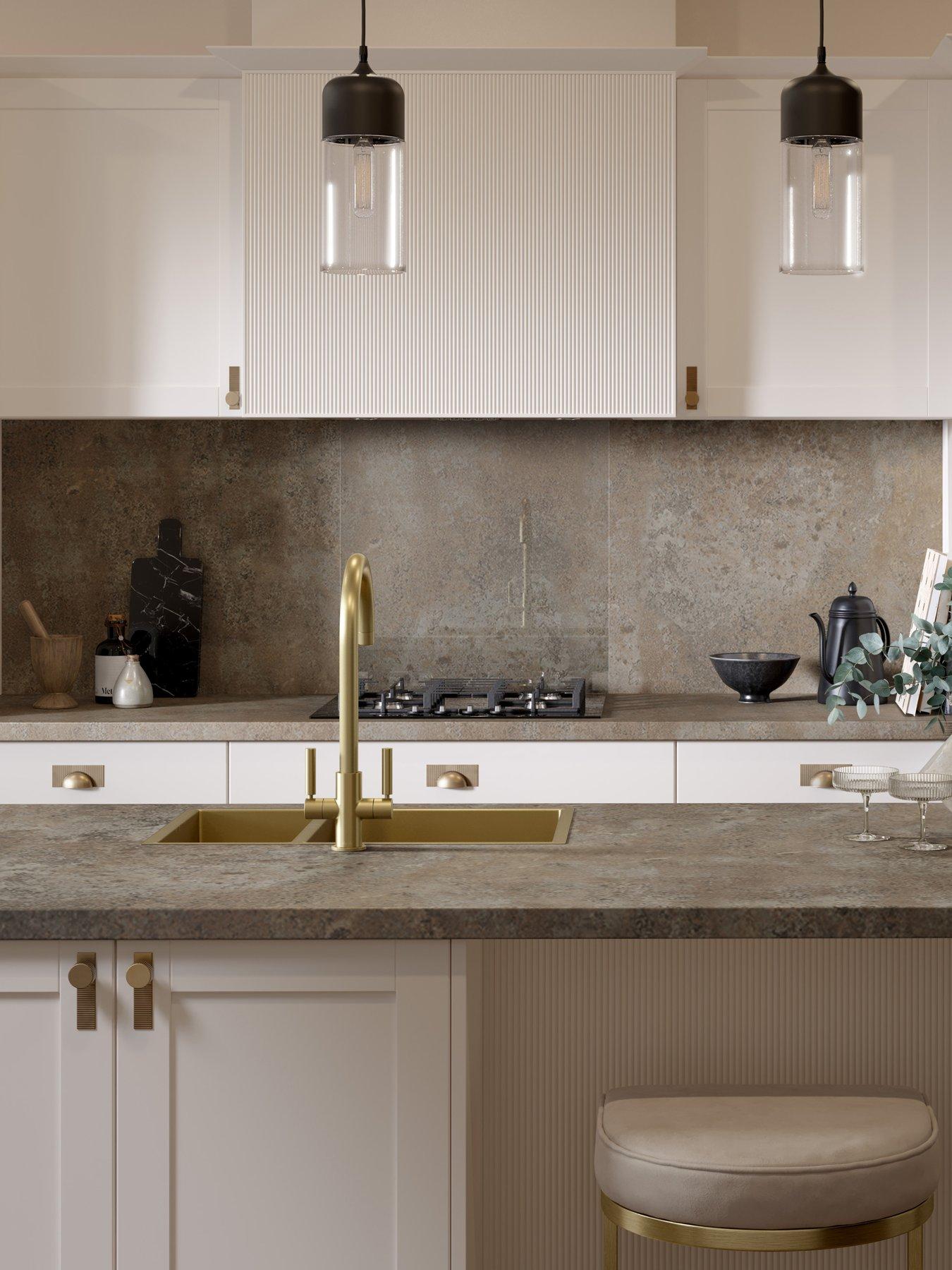 Image 1 of 4 of WilsonArt Omega Modern Caldeira Splashback Squ