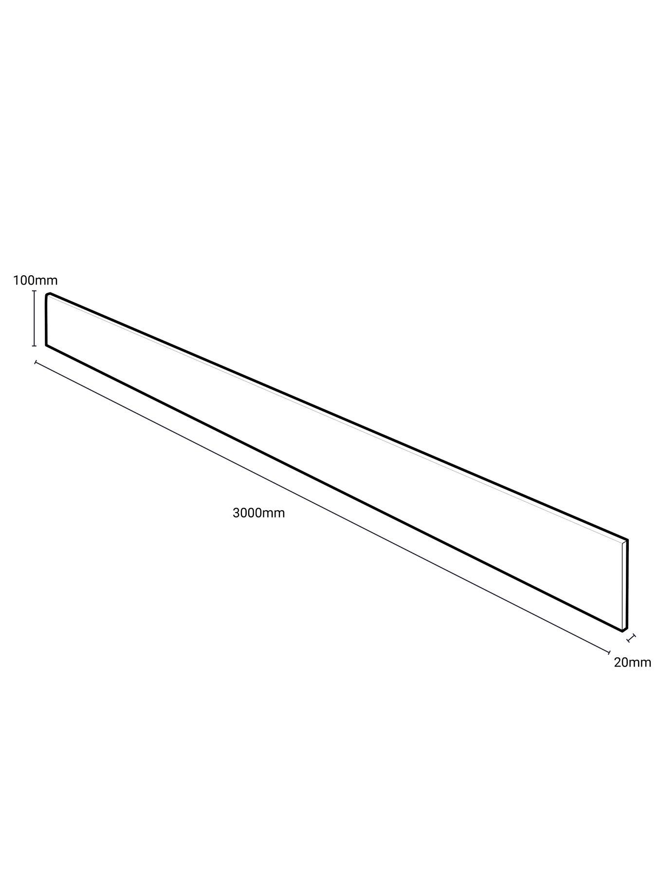 Image 5 of 5 of WilsonArt Omega Modern Tuscany Marble &nbsp;Square Edge Laminate Kitchen Upstand - 3000 x 100mm x 20mm