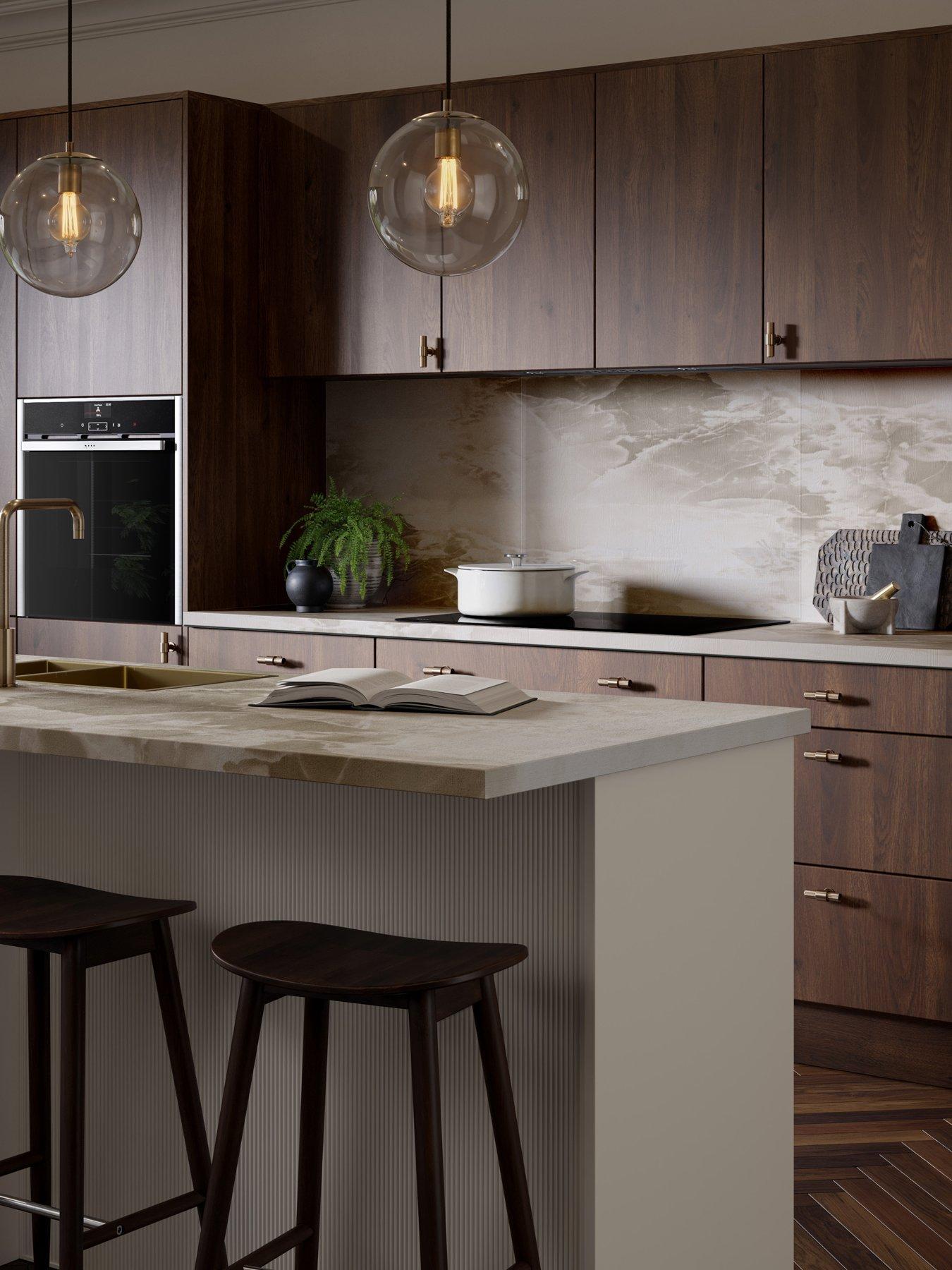 WilsonArt Omega Modern Terzo Stone Square Edge Laminate Kitchen Splashback - 3000 x 600mm x 8mm