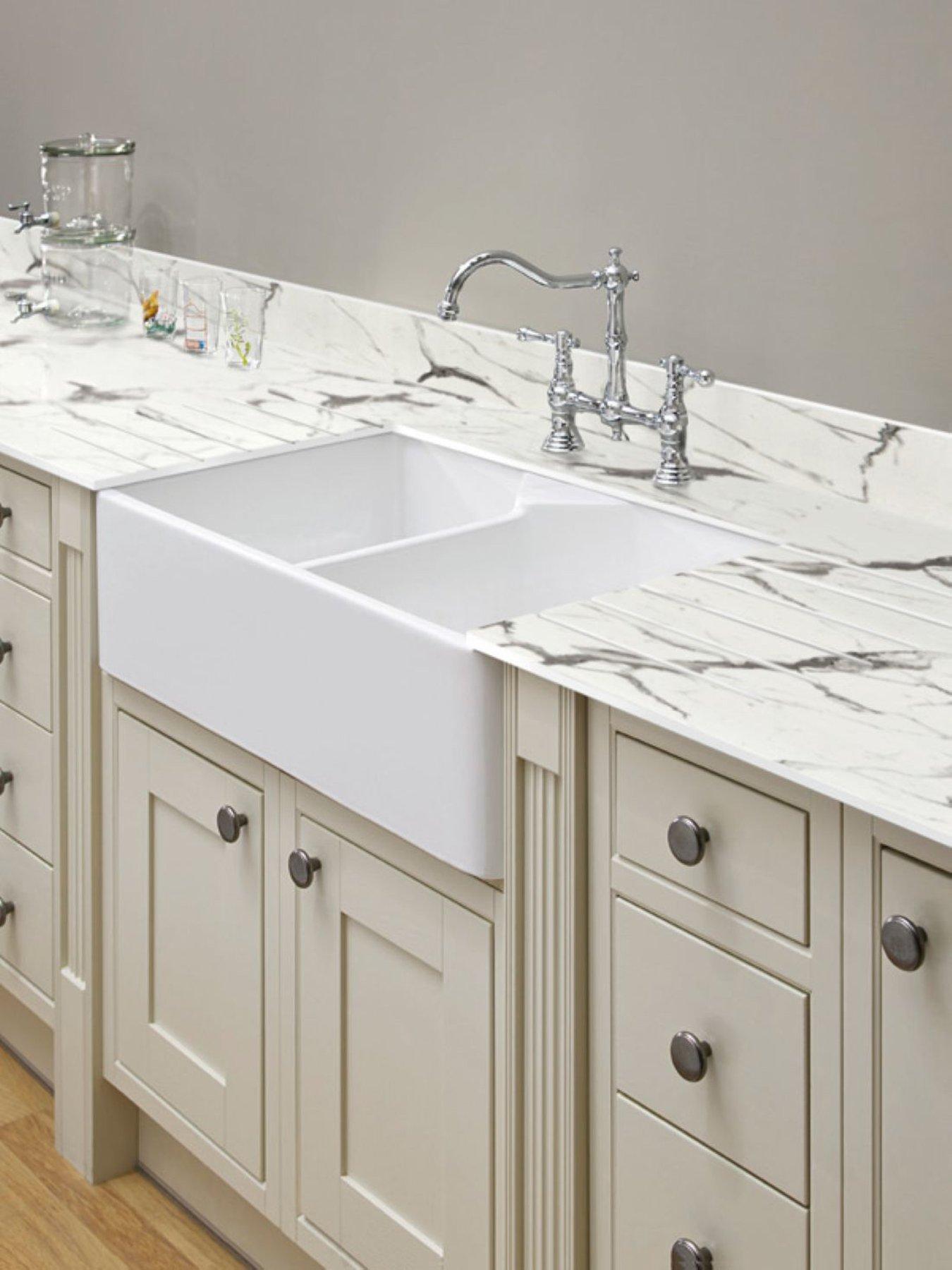 Image 4 of 4 of WilsonArt Zenith Kitchen Breakfast Bar - Marbre Veneto - 3000mm x 950mm x 12.5mm