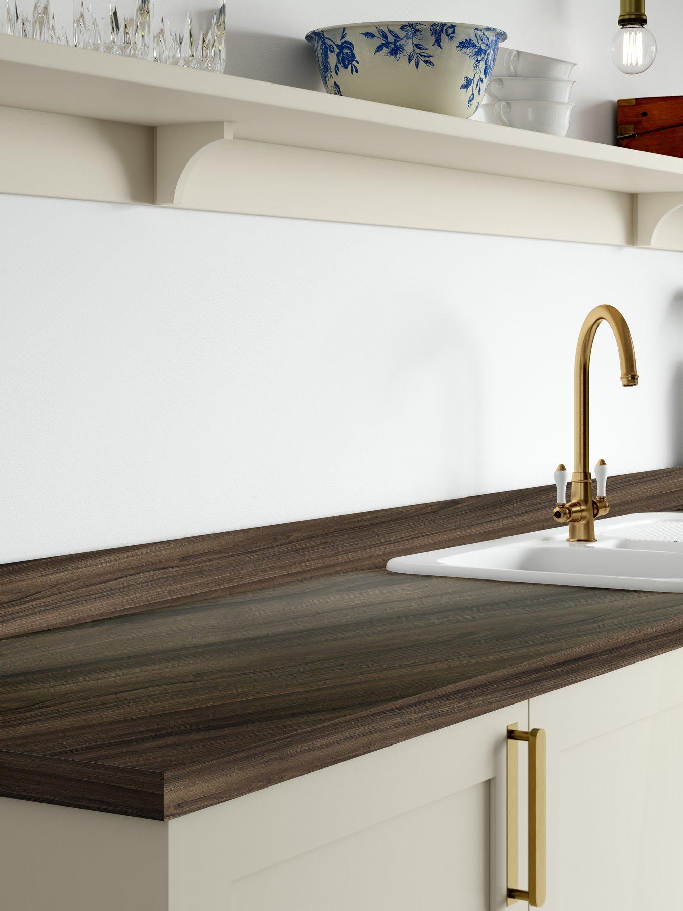 WilsonArt Noyer Flamm Squared Edge Laminate Kitchen Worktop- 3000 x600 x38mm