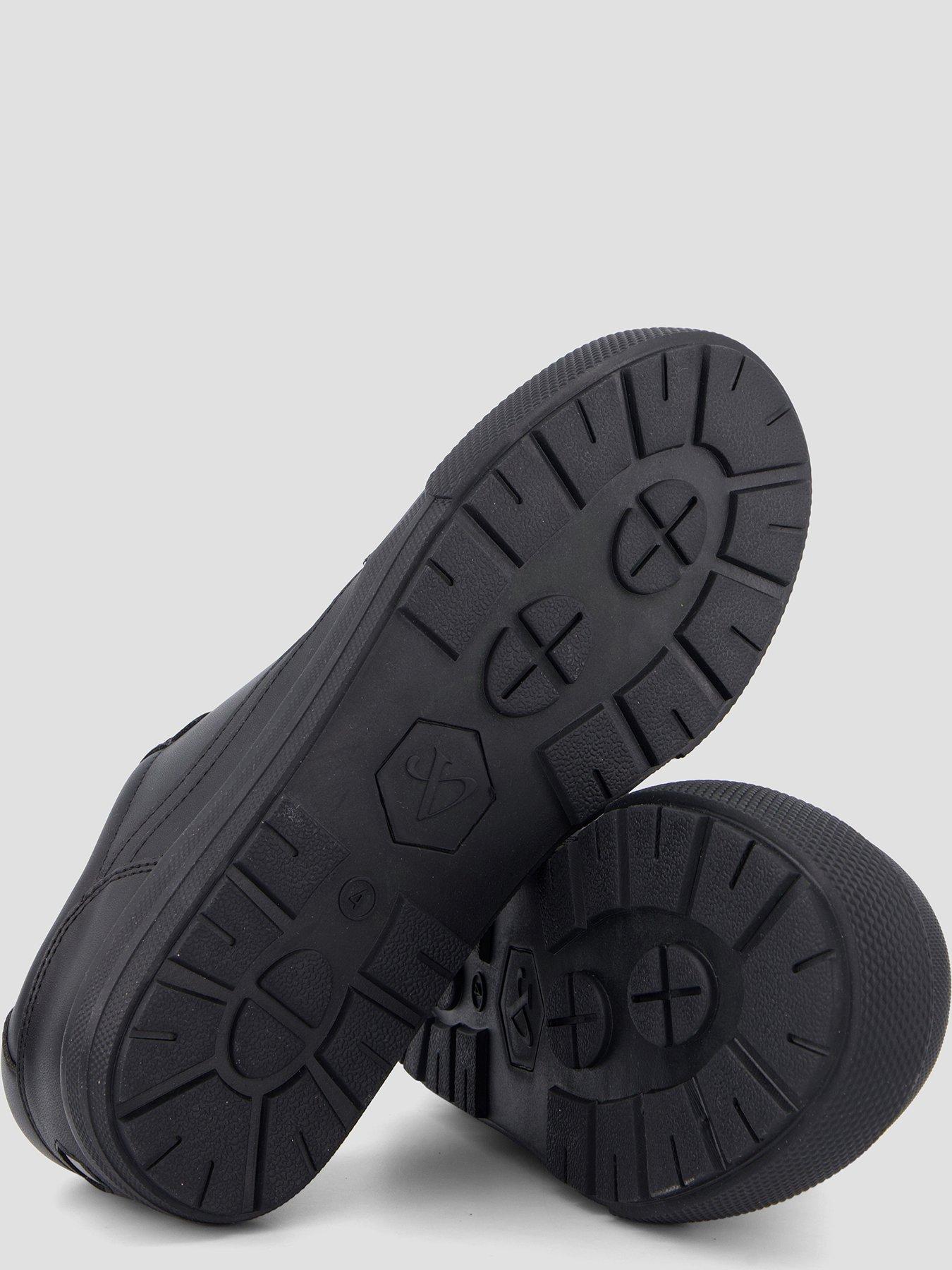 Image 4 of 7 of The Very Collection Older Boys Jackson Lace Up School Shoes - Black