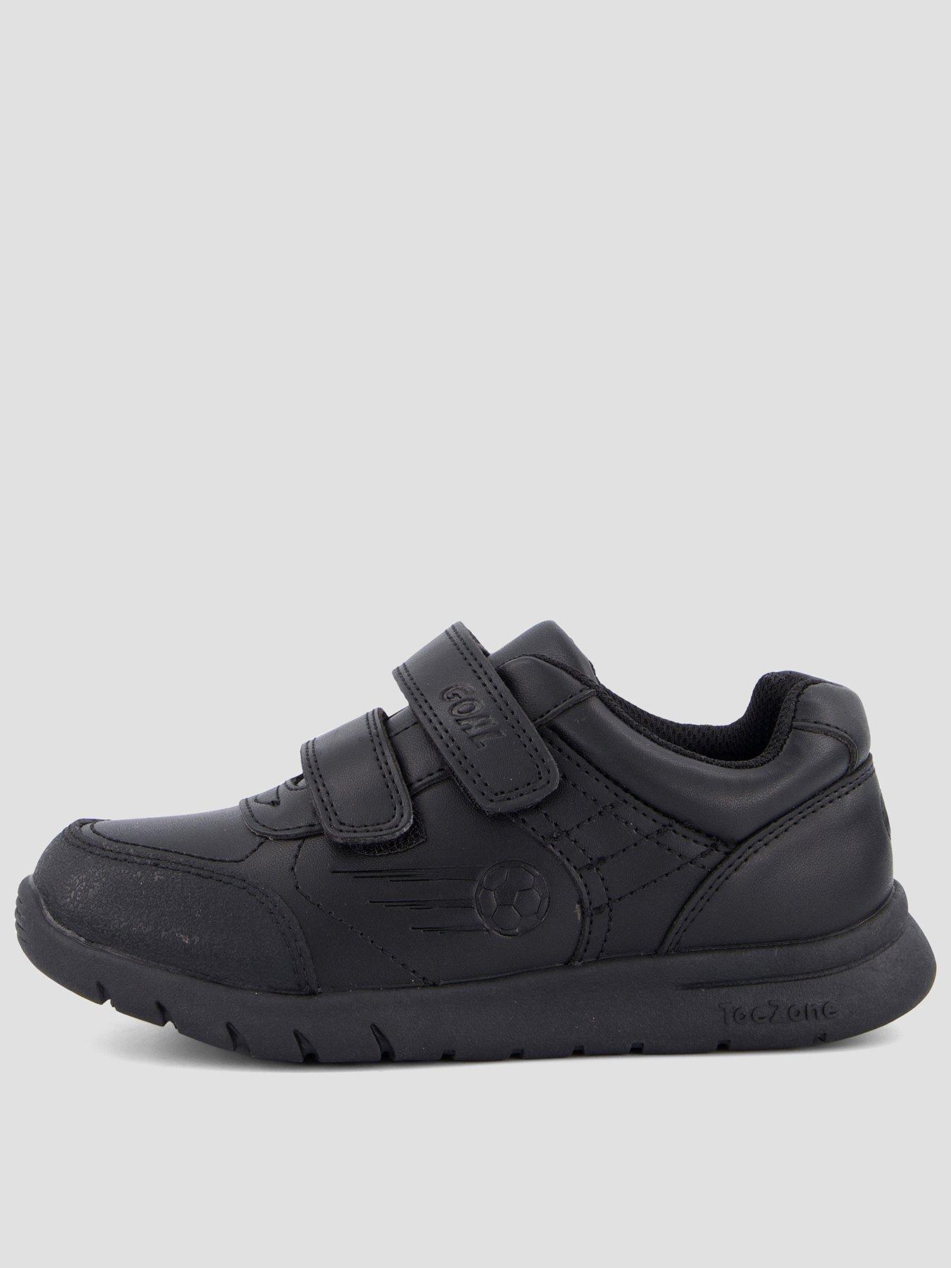 The Very Collection Toezone Younger Boys Alex Football Trainer School Shoes - Black