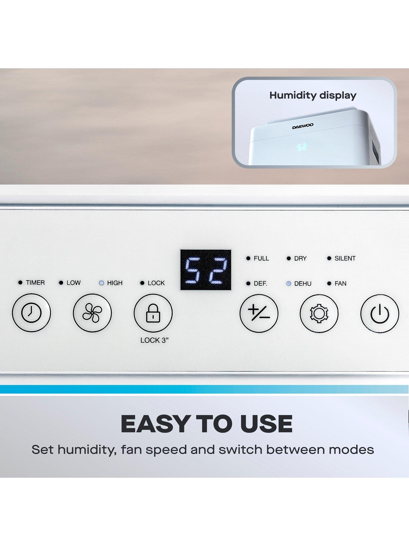  image of daewoo-12l-dehumidifier-with-air-purifier