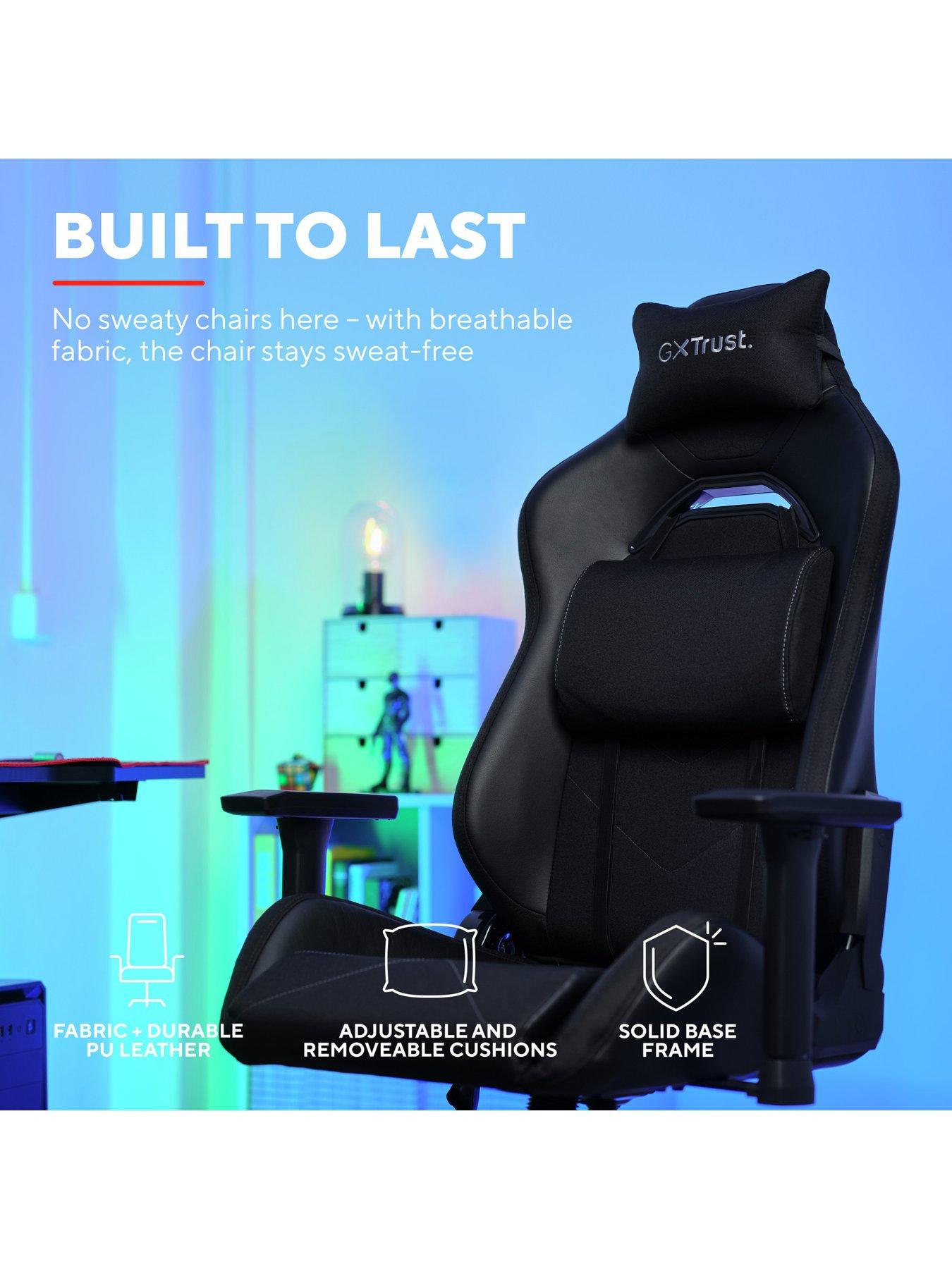  image of trust-gxt714-ruya-comfortable-adjustable-gaming-chair-black
