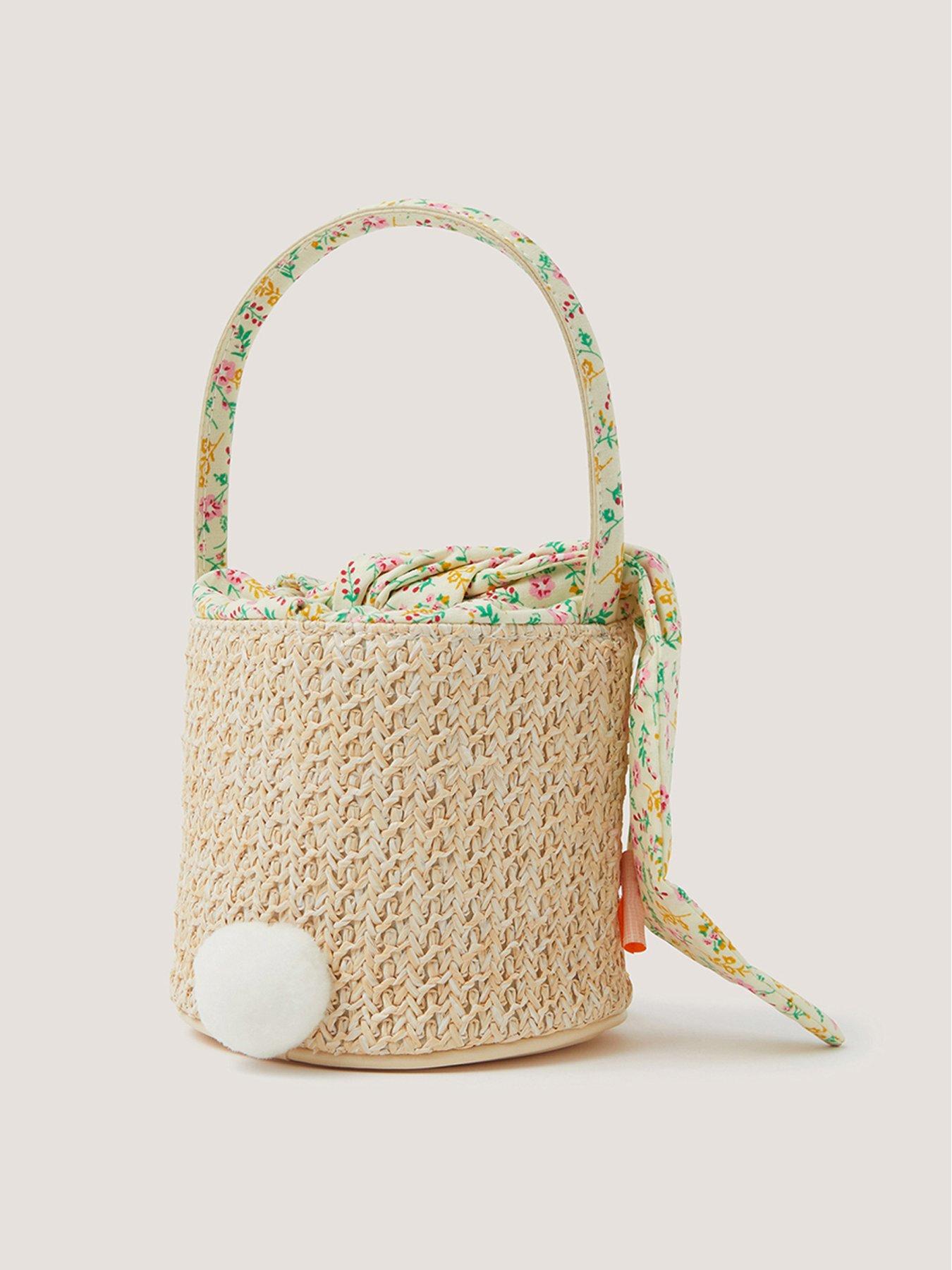  image of monsoon-girls-flopsy-bunny-ears-basket-multi