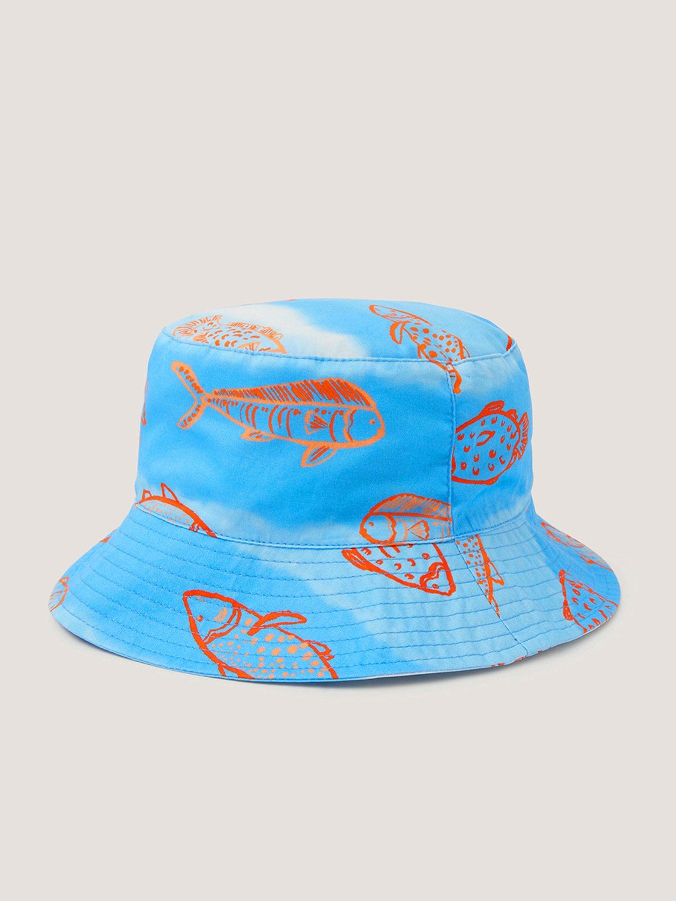  image of monsoon-boys-beach-fish-bucket-hat-blue