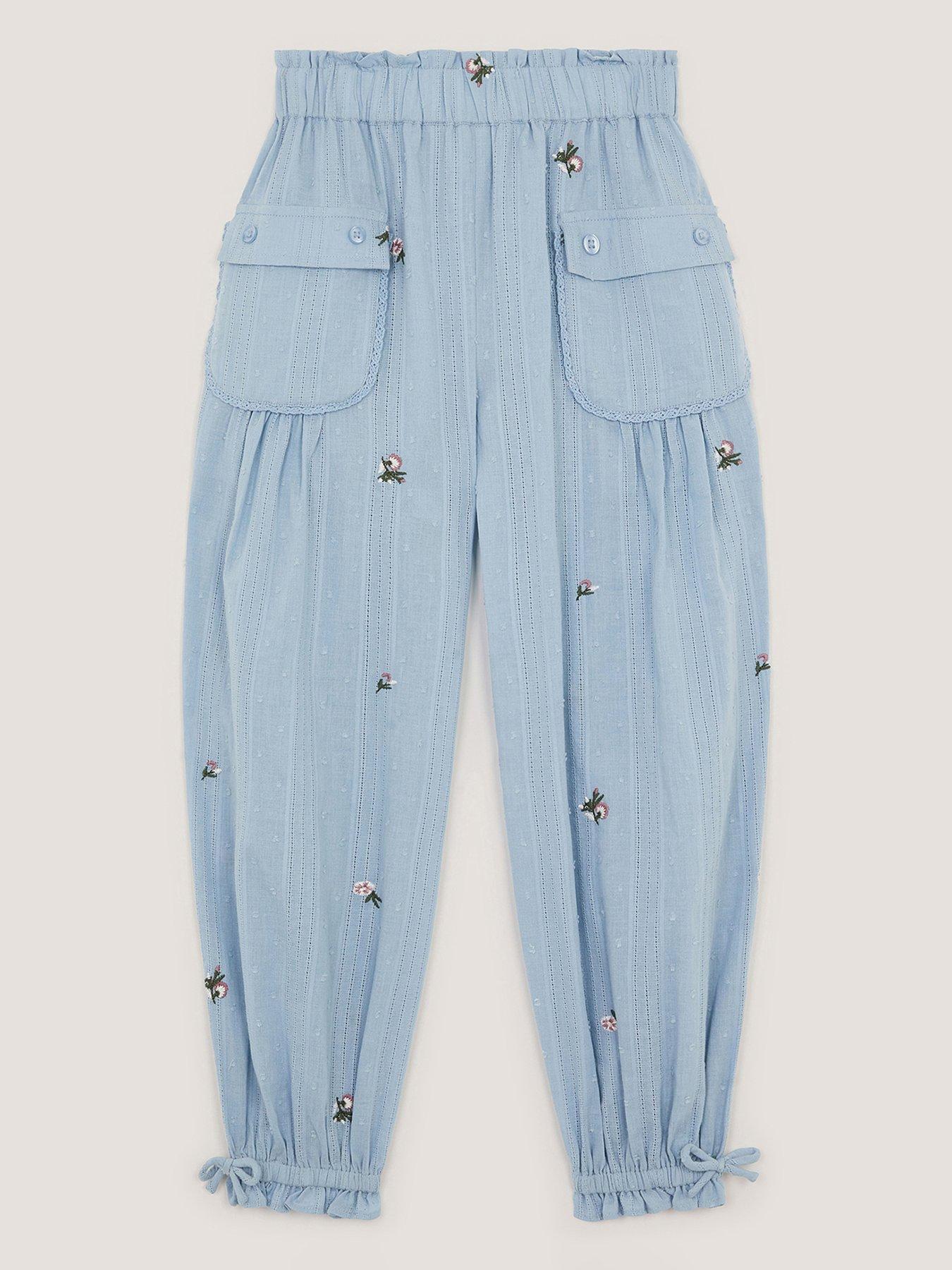 monsoon-girls-rose-dobby-trousers-blue