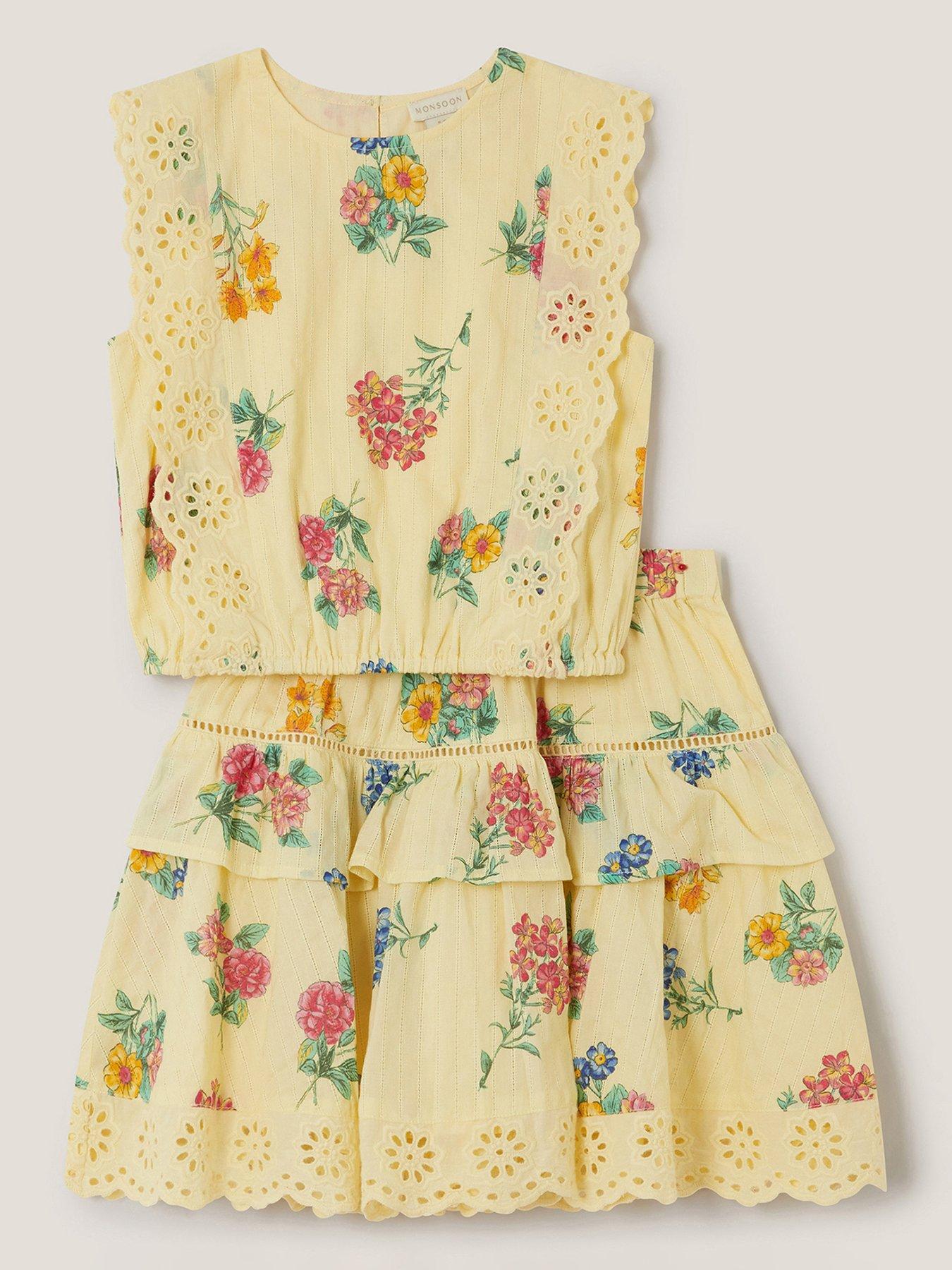  image of monsoon-girls-sasha-cluster-set-yellow