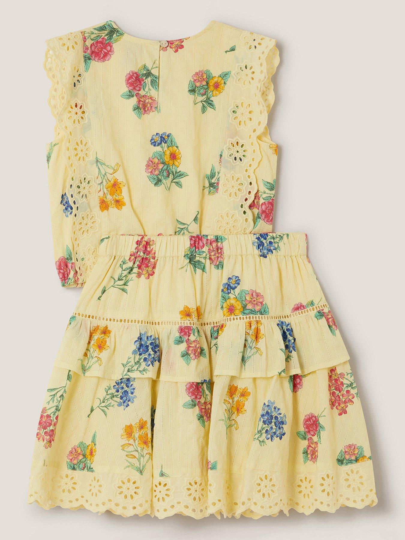  image of monsoon-girls-sasha-cluster-set-yellow
