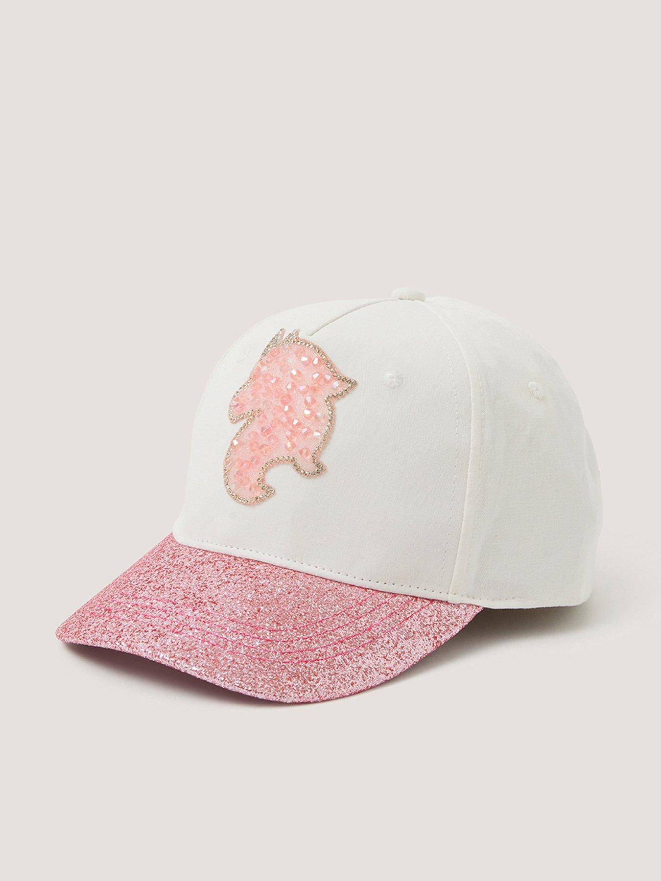Monsoon Girls Dazzle Sparkle Unicorn Cap - Pink