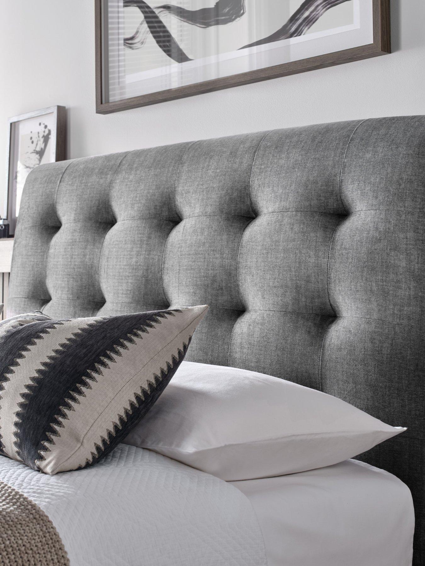 Image 4 of 5 of The Very Collection Faroe End Lift Up Storage Ottoman With Airsprung Mattress Options (Buy &amp; SAVE!) - Grey