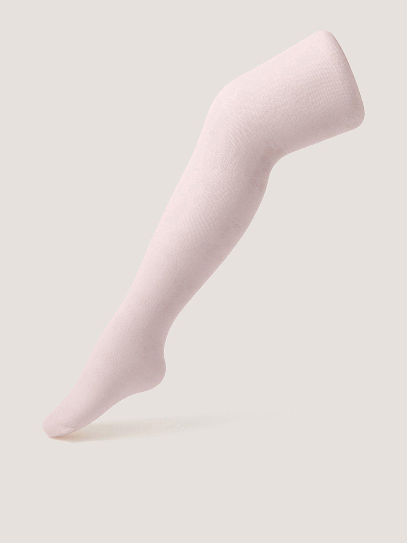 Monsoon Girls Lacey Tights - Pink