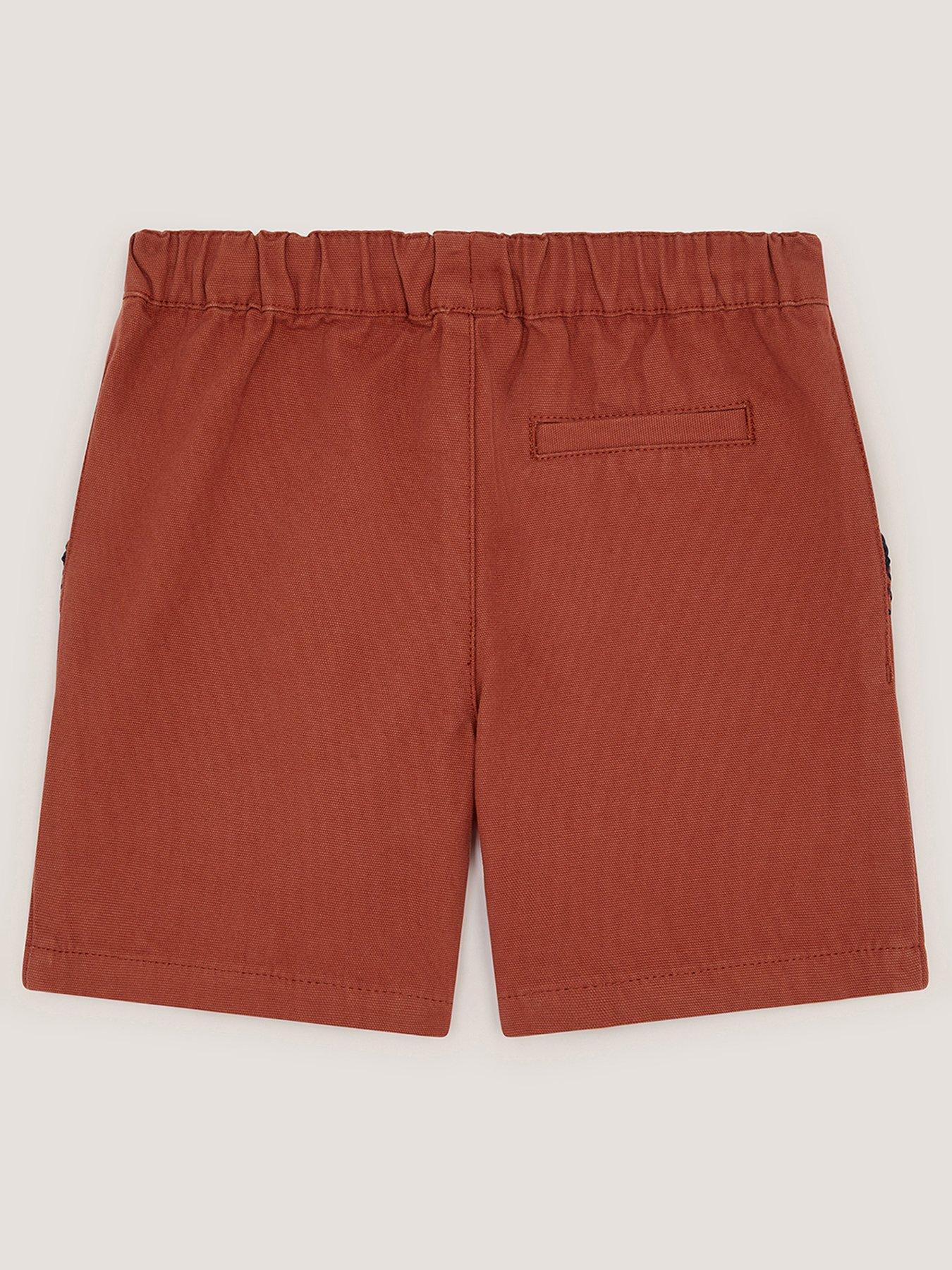  image of monsoon-boys-pull-on-shorts-red
